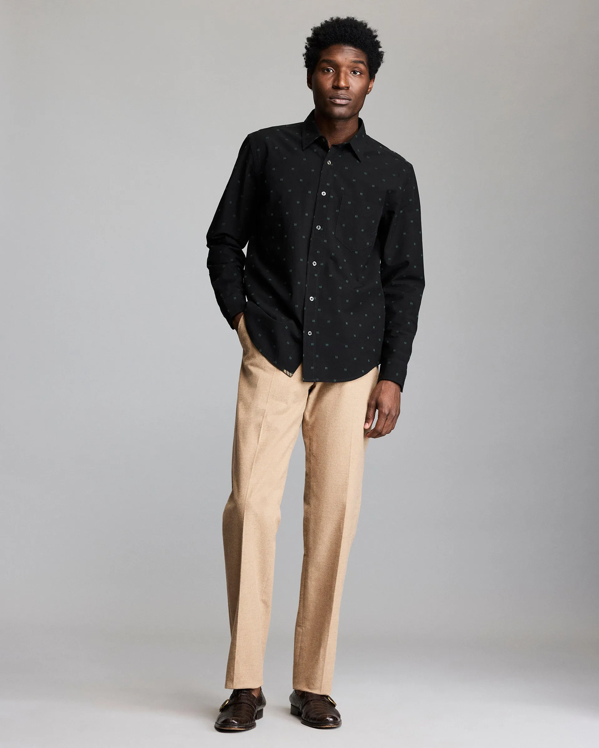 Dobby Cypress Shirt sold by Billy Reid product image thumbnail 2