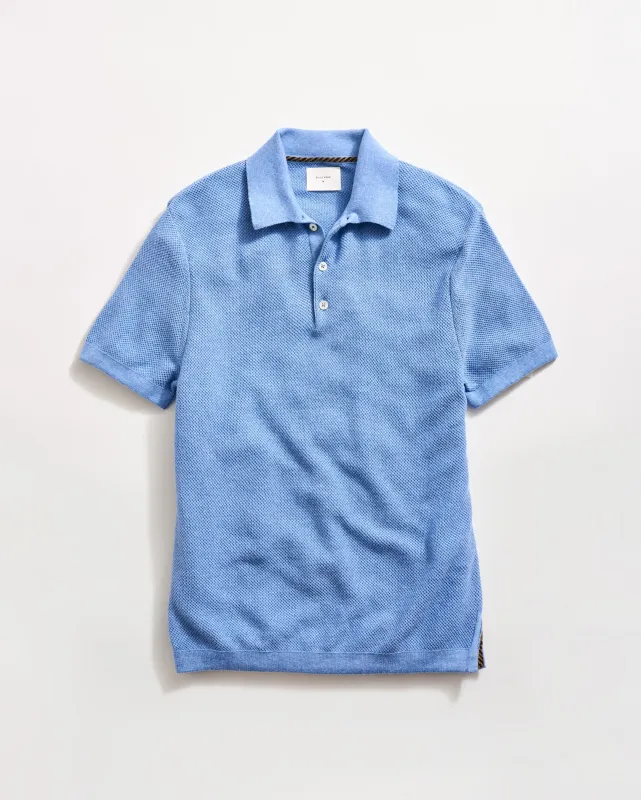 Pique Sweater Polo sold by Billy Reid