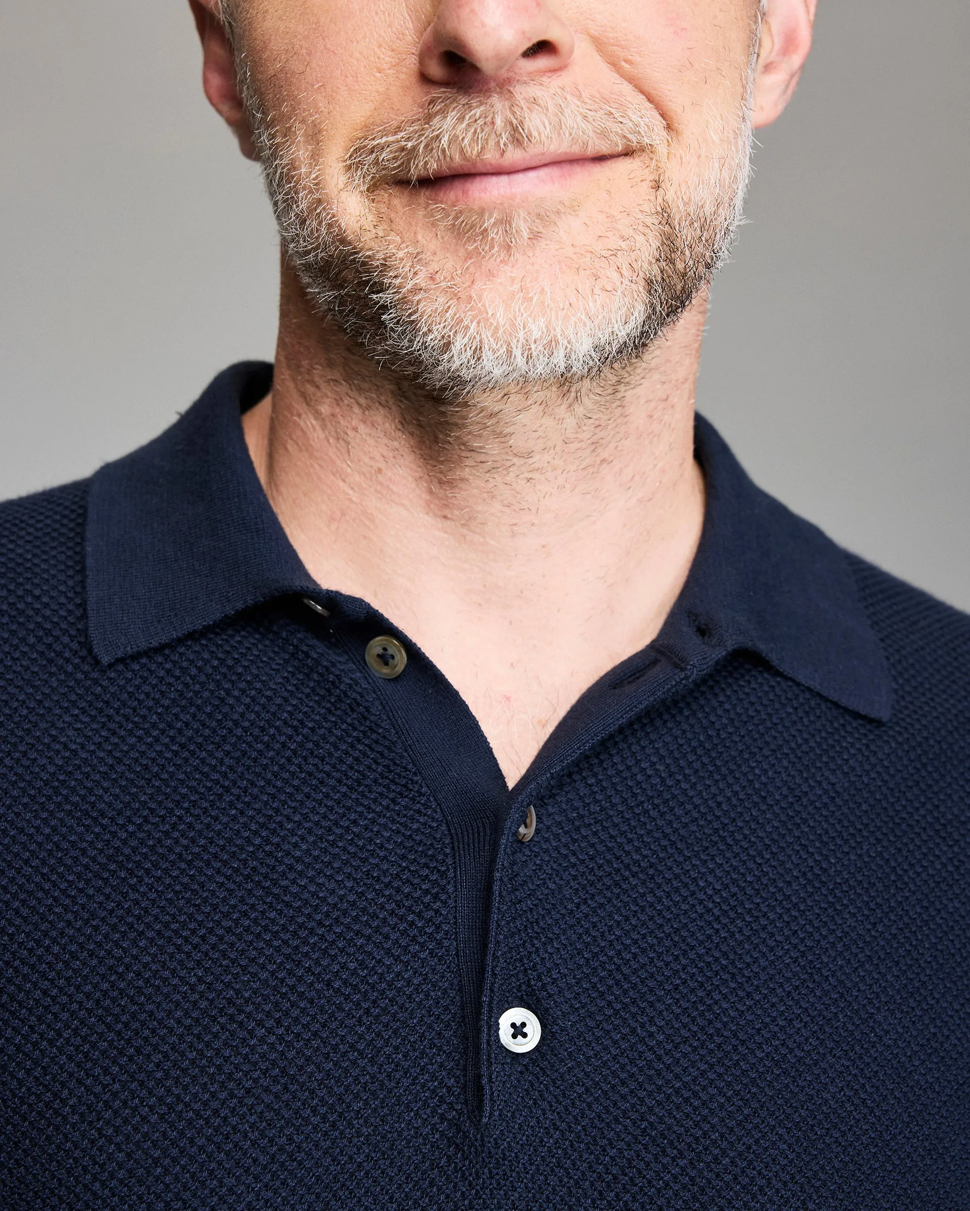 Pique Sweater Polo sold by Billy Reid product image thumbnail 4