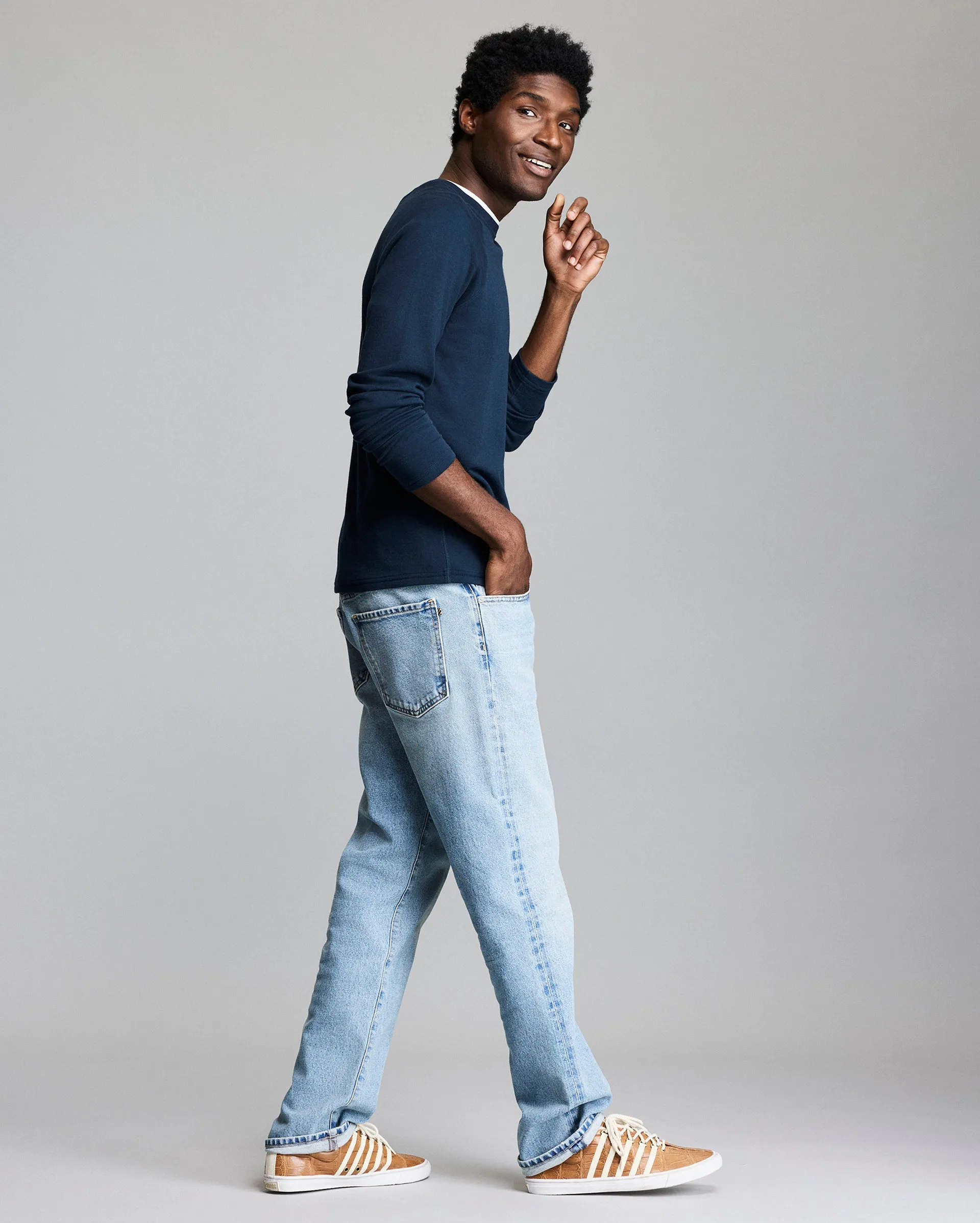 Raglan Crew sold by Billy Reid product image thumbnail 3