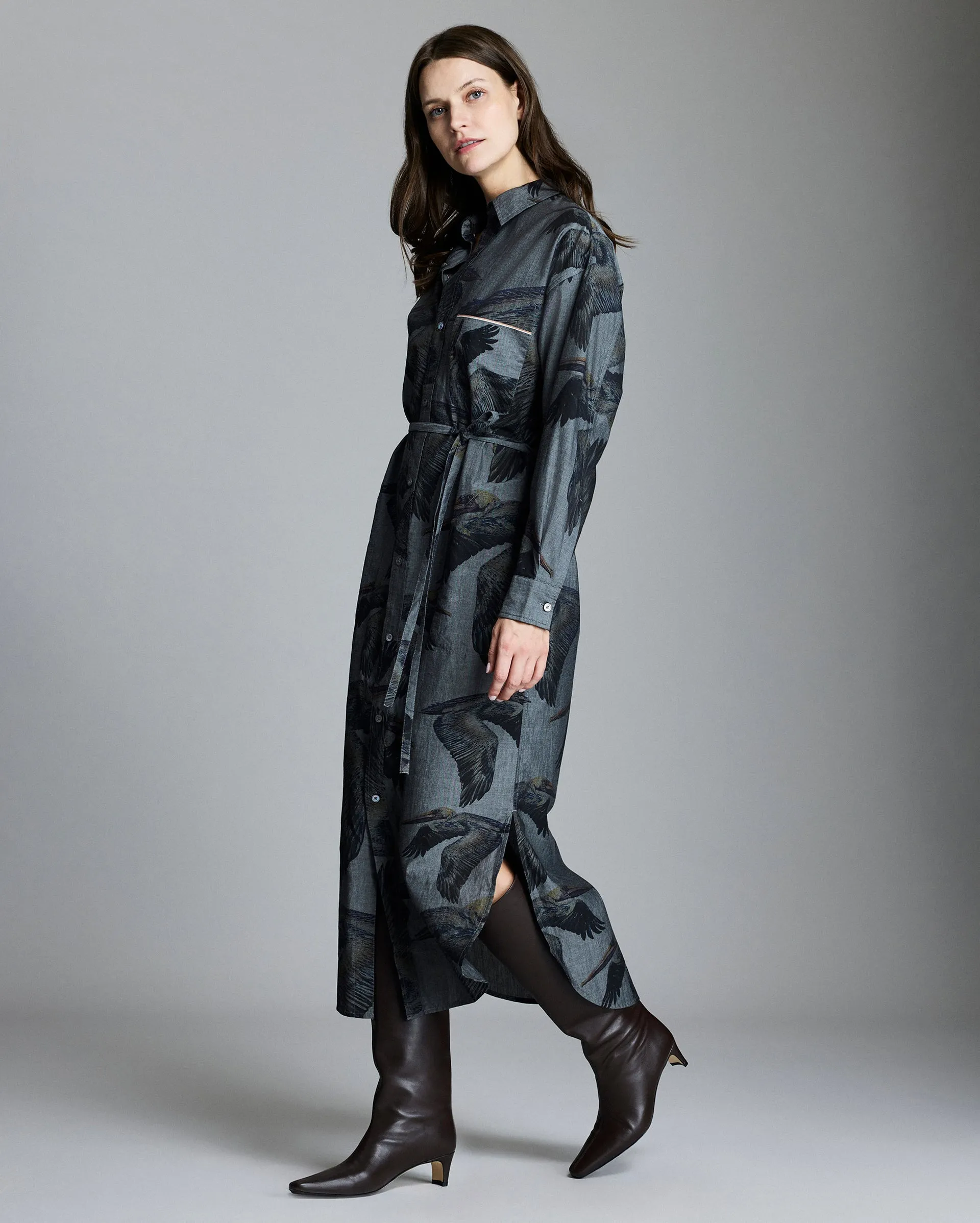 Bradley Gordon x Billy Reid Pelican MSL 1 Pocket Maxi Dress sold by Billy Reid product image thumbnail 3