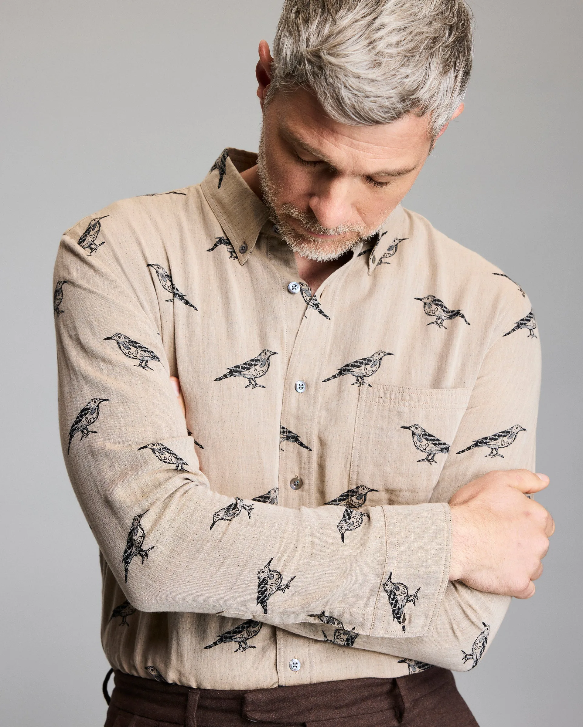 Butch Anthony x Billy Reid Yellowhammer Jacquard Tuscumbia Shirt sold by Billy Reid product image thumbnail 4