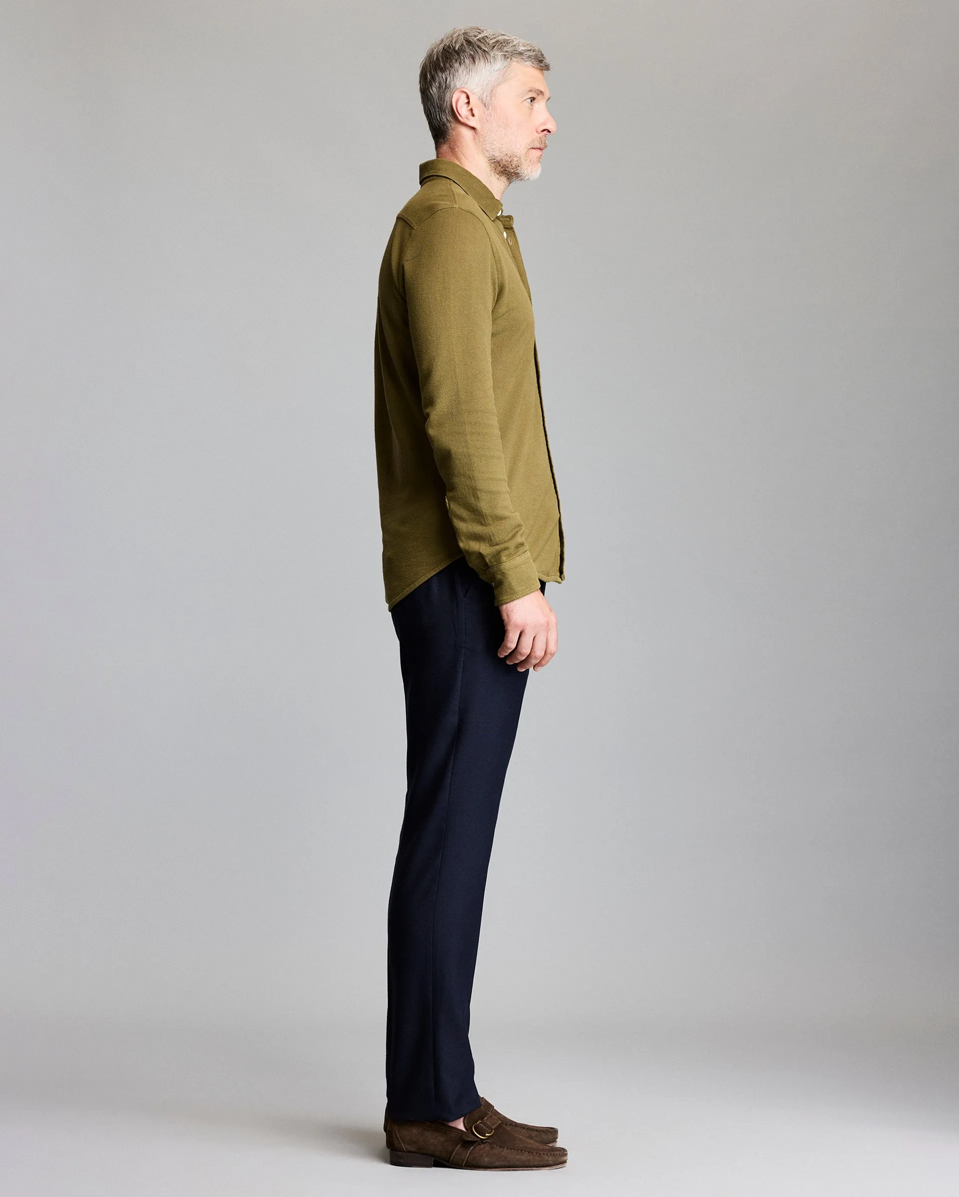 Long Sleeve Knit Yellowhammer Shirt sold by Billy Reid product image thumbnail 3