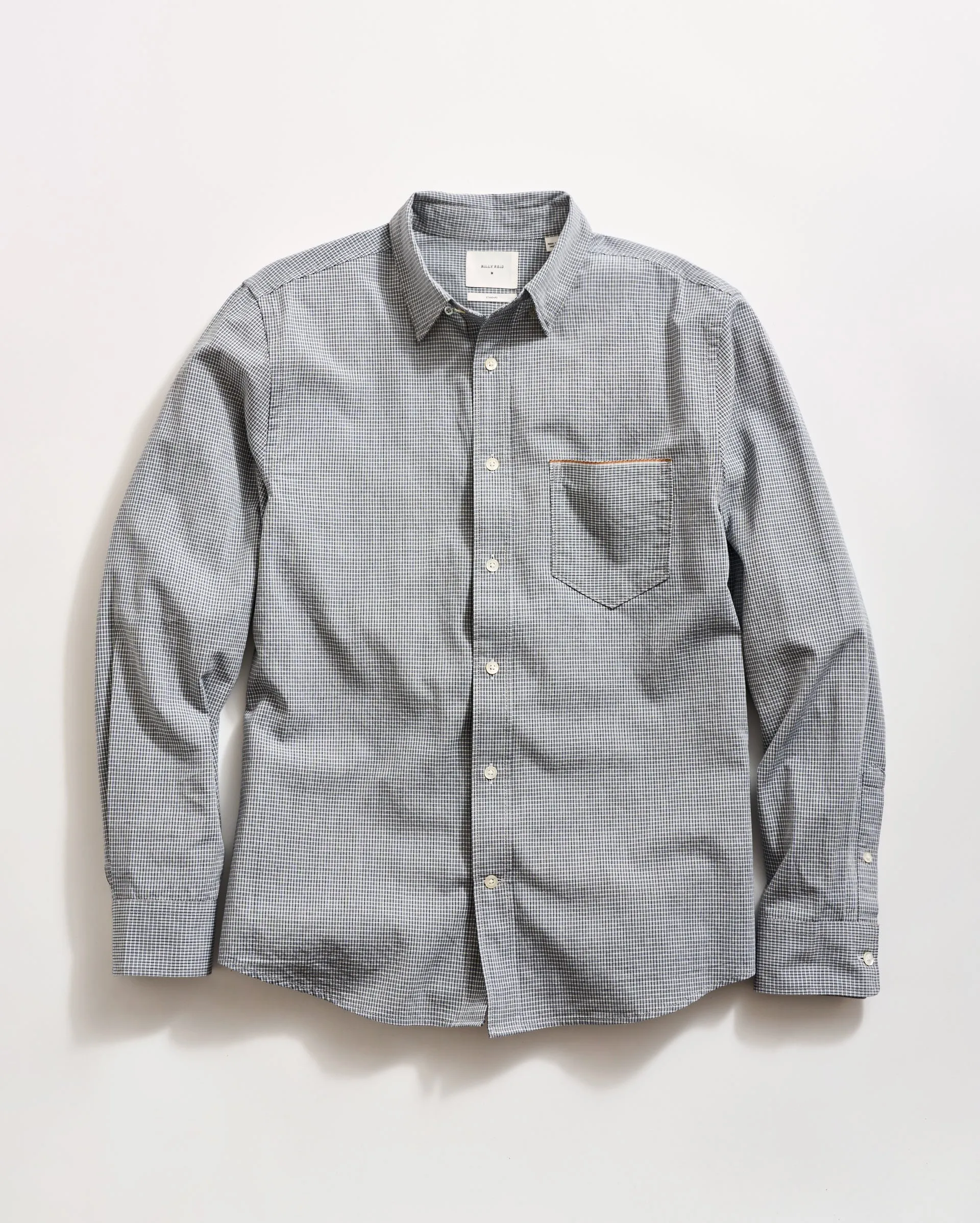 Micro-Check MSL 1-Pocket Shirt sold by Billy Reid