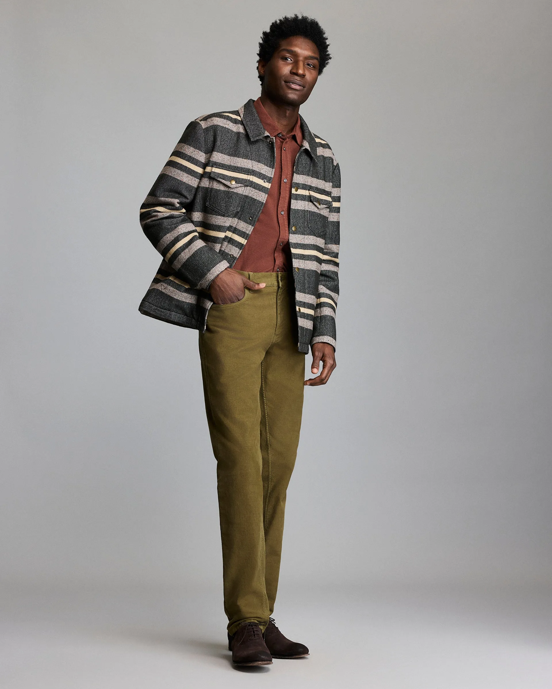 Heirloom Stripe Woodsman Jacket sold by Billy Reid product image thumbnail 2