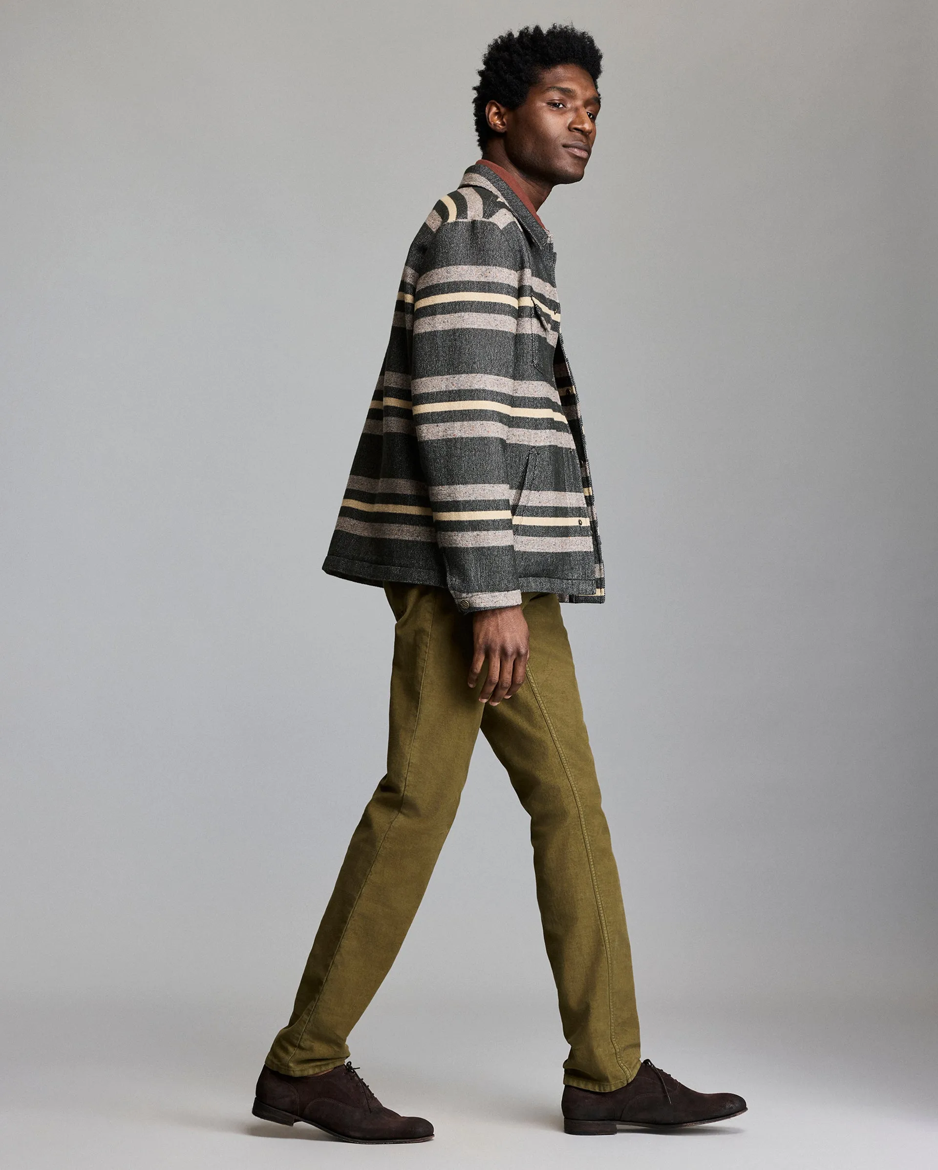 Heirloom Stripe Woodsman Jacket sold by Billy Reid product image thumbnail 3