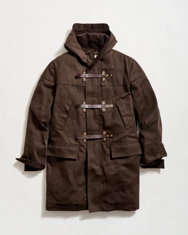 Waxed Canvas Duffle Coat sold by Billy Reid