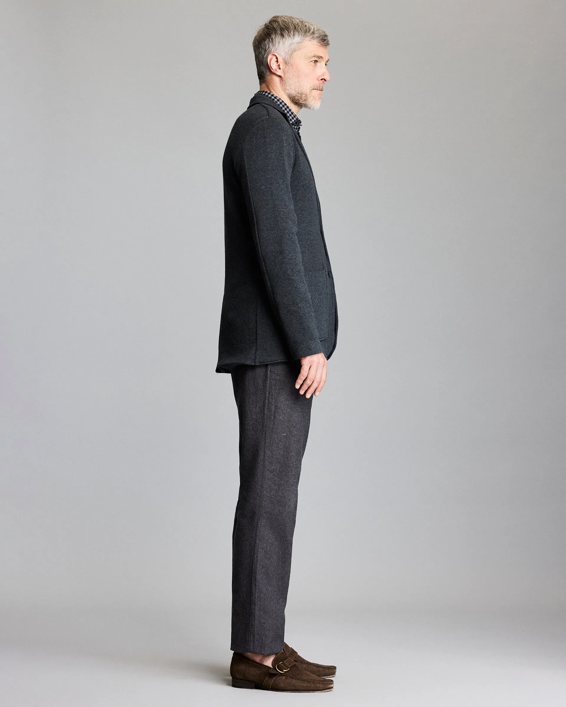 Heathered Knit Sport Coat sold by Billy Reid product image thumbnail 3