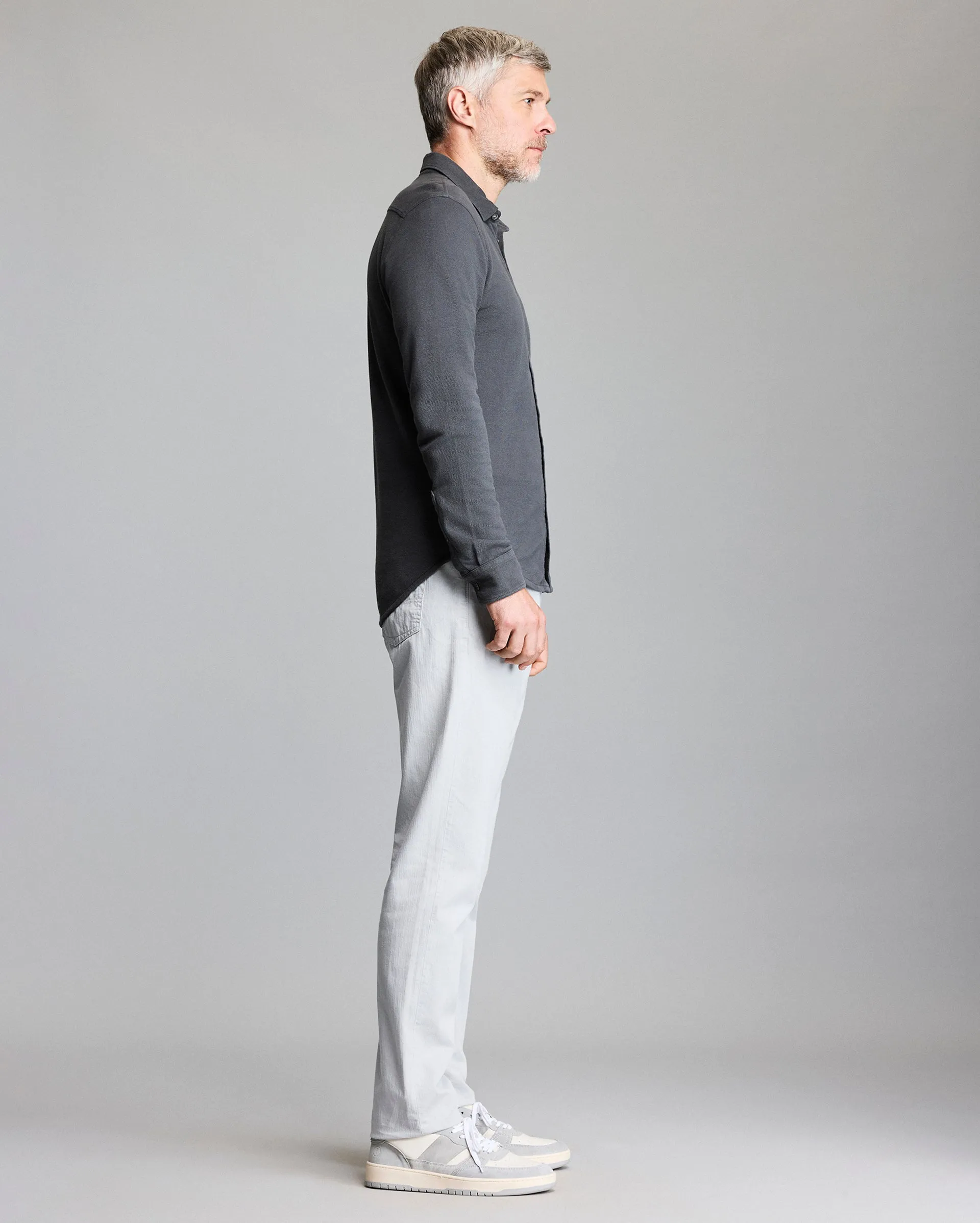 Long Sleeve Knit Yellowhammer Shirt sold by Billy Reid product image thumbnail 3