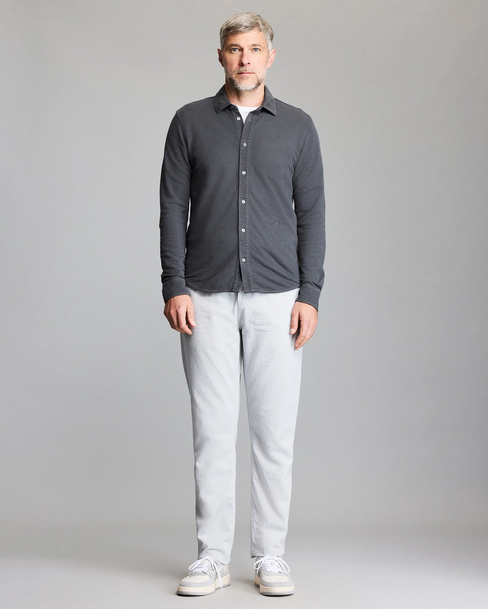 Long Sleeve Knit Yellowhammer Shirt sold by Billy Reid product image thumbnail 2