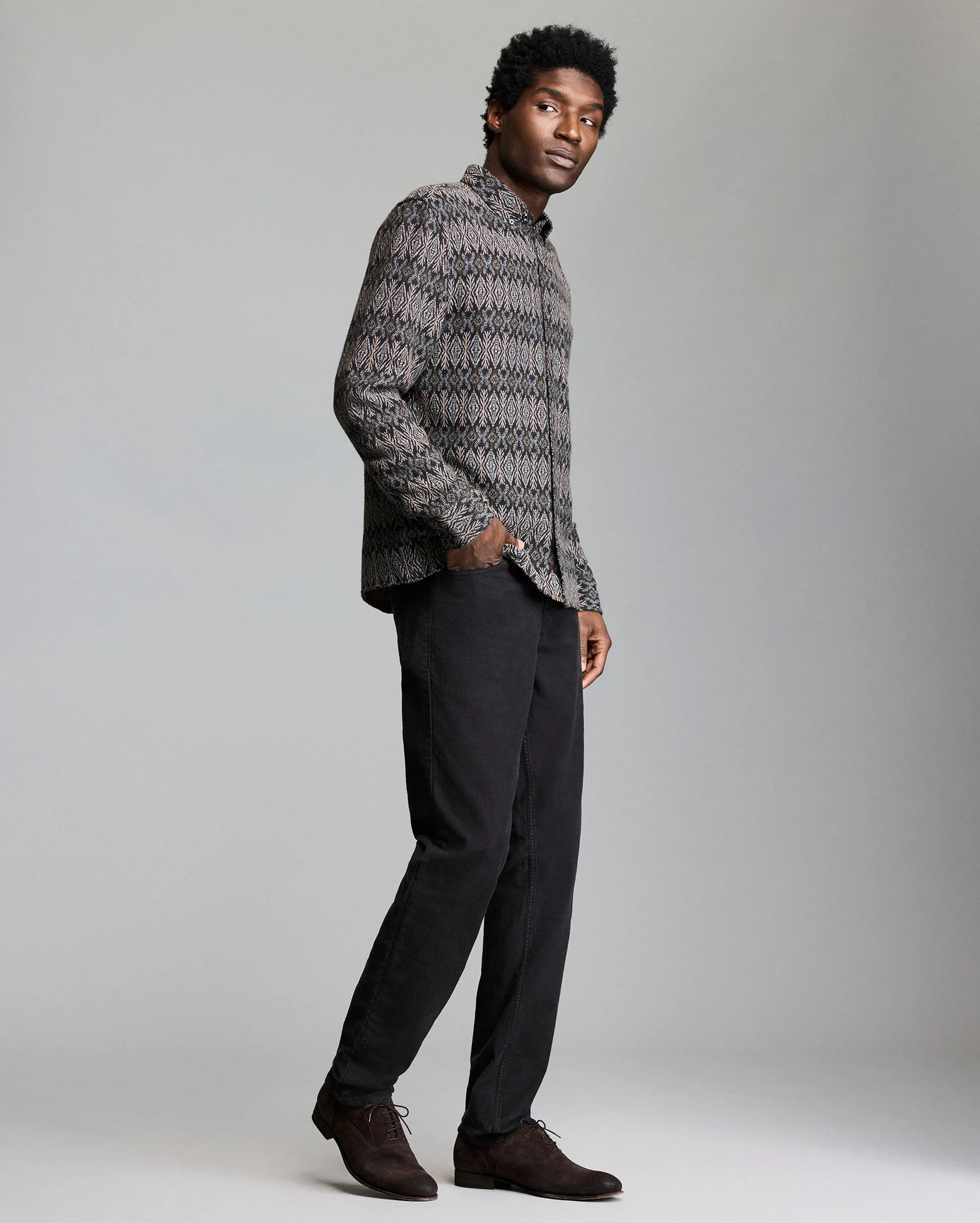 Folk Jacquard Tuscumbia Shirt Button Down sold by Billy Reid product image thumbnail 3