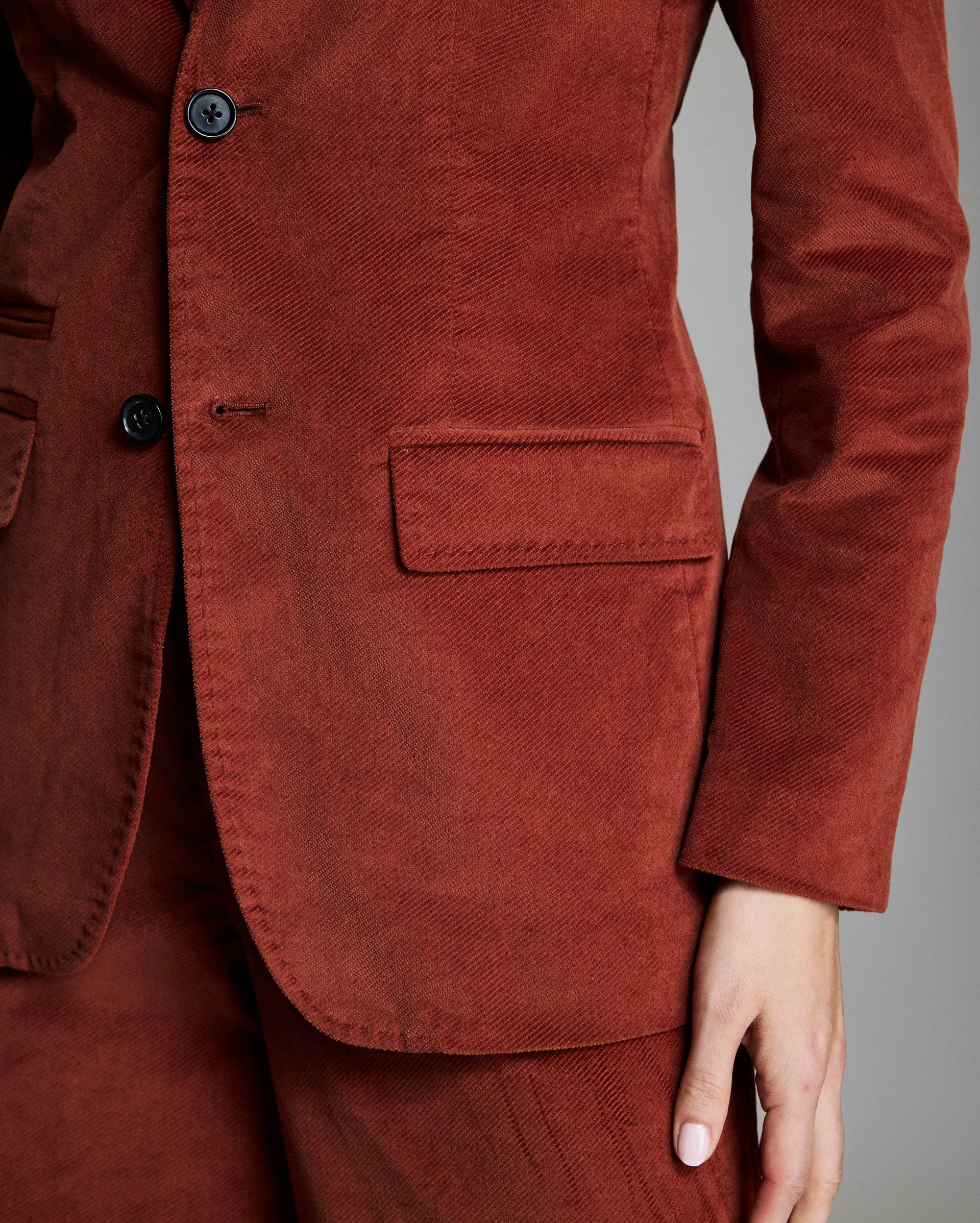 Velvet Twill Blazer sold by Billy Reid product image thumbnail 3