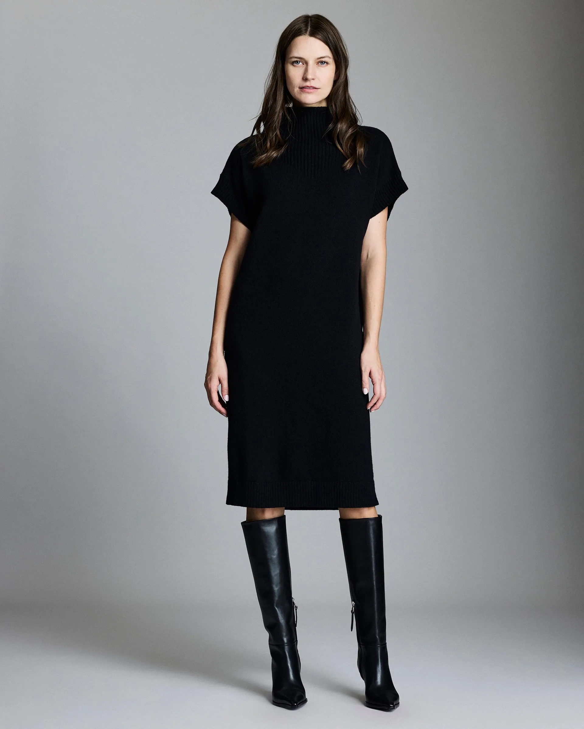 Funnel Neck Sweater Dress sold by Billy Reid product image thumbnail 2
