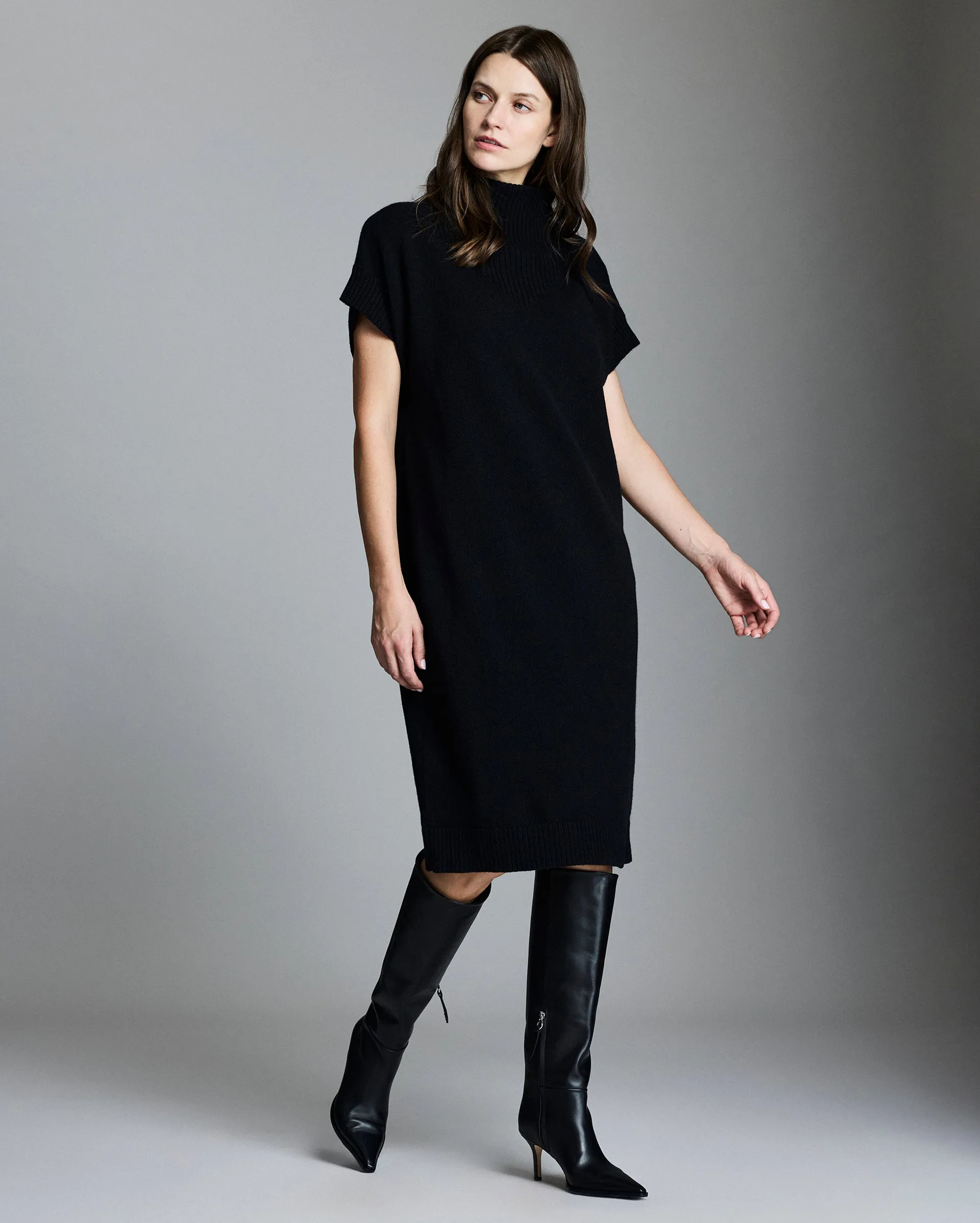 Funnel Neck Sweater Dress sold by Billy Reid product image thumbnail 4