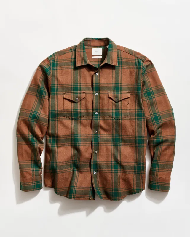 Large Scale Plaid Western Shirt sold by Billy Reid