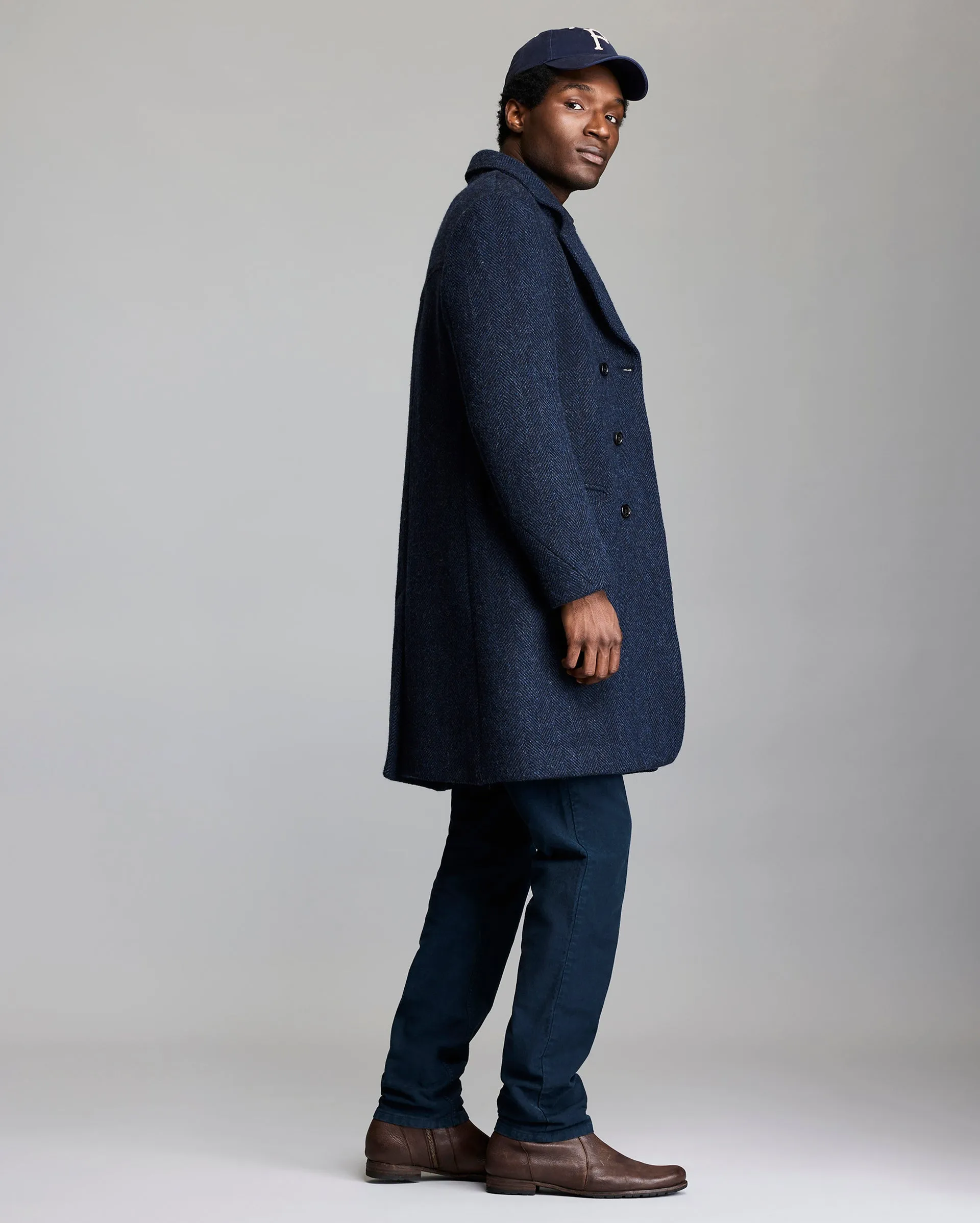 Herringbone Bowery Coat sold by Billy Reid product image thumbnail 3