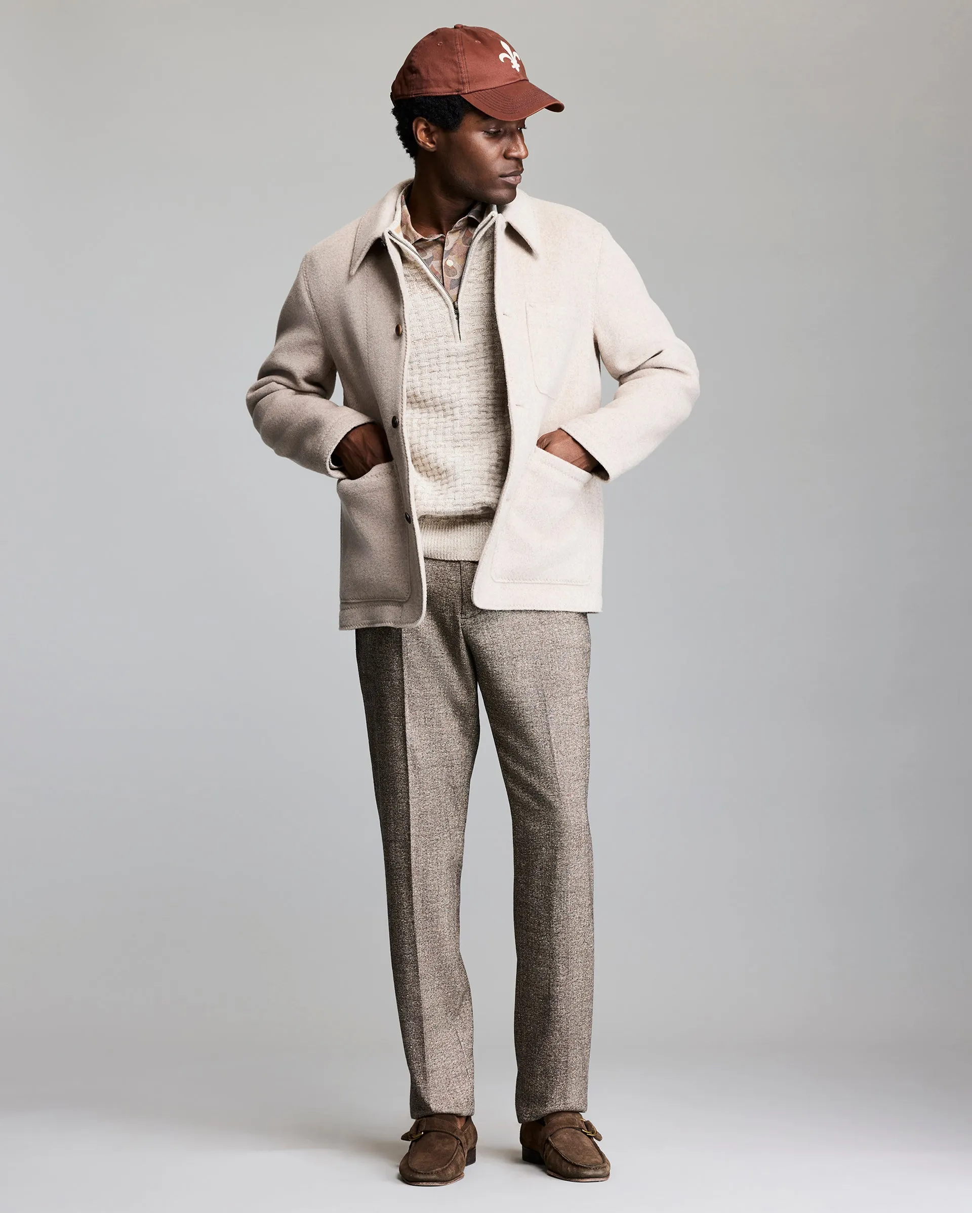 Felted Wool Chore Coat sold by Billy Reid product image thumbnail 3