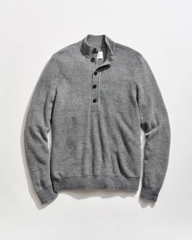 Button Placket Twill Pullover sold by Billy Reid
