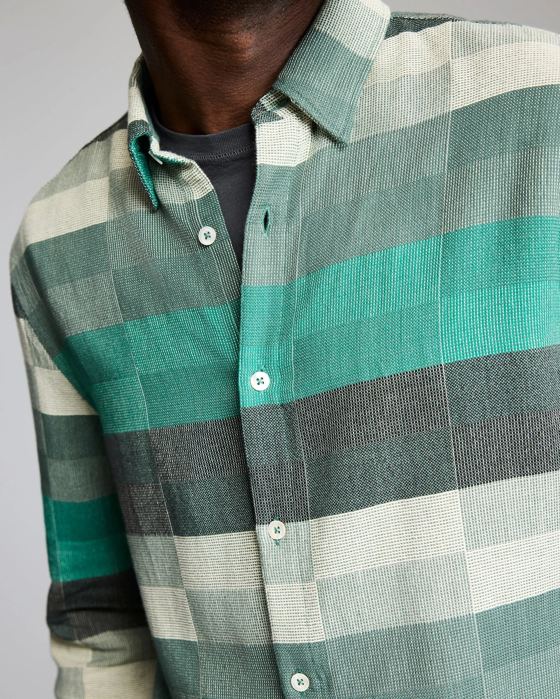 Box Jacquard Wilson Shirt sold by Billy Reid product image thumbnail 4