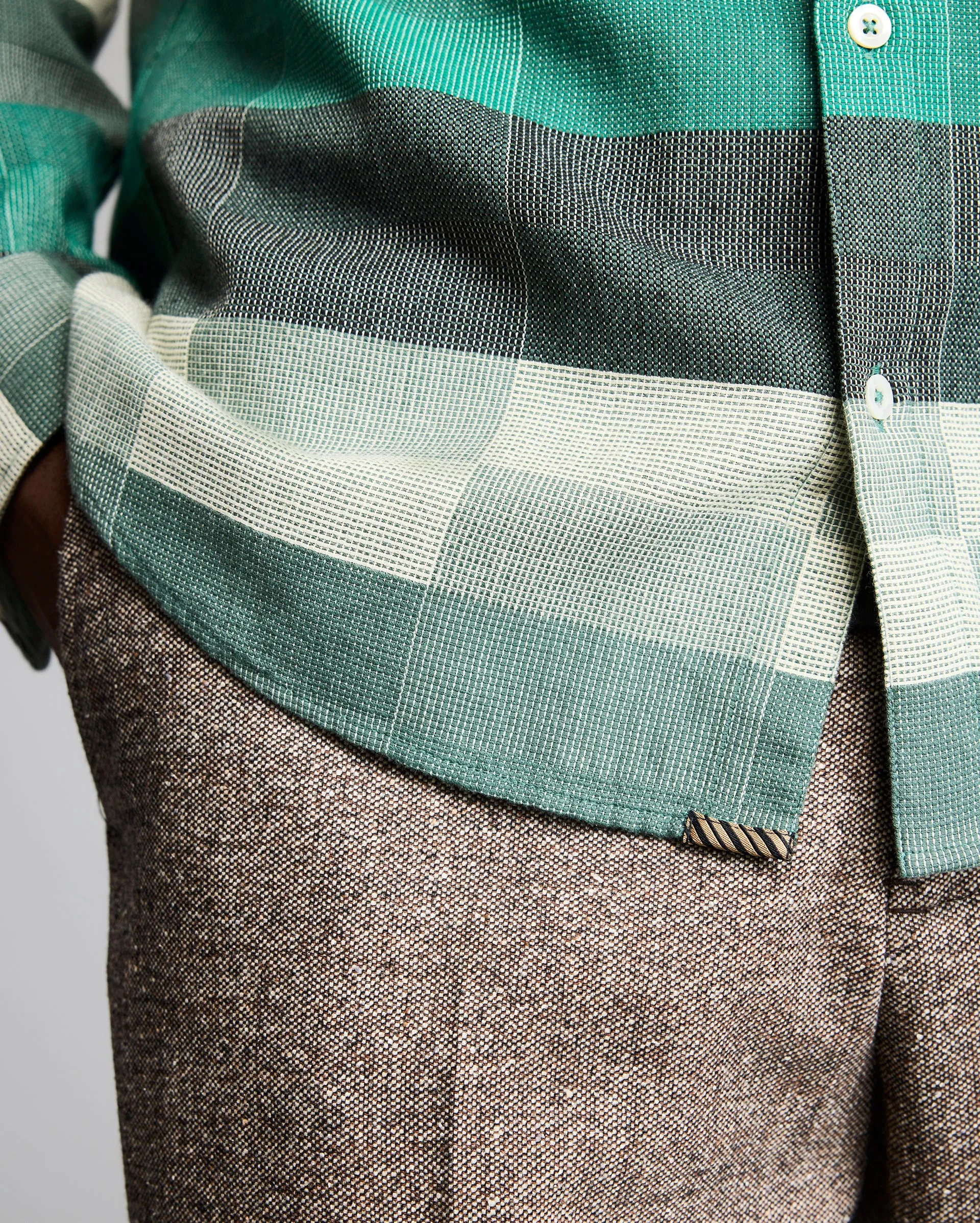 Box Jacquard Wilson Shirt sold by Billy Reid product image thumbnail 5