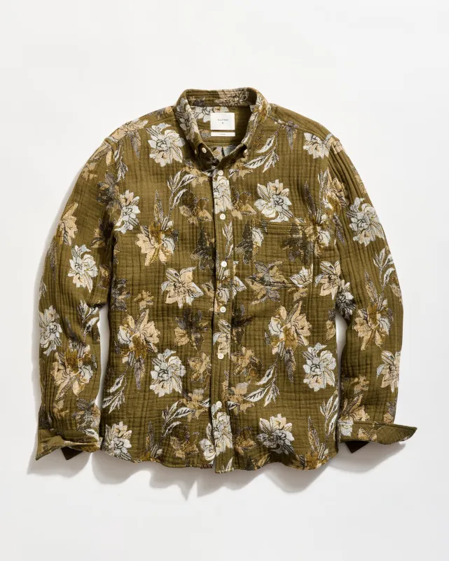 Peony Jacquard Tuscumbia Shirt Button Down sold by Billy Reid