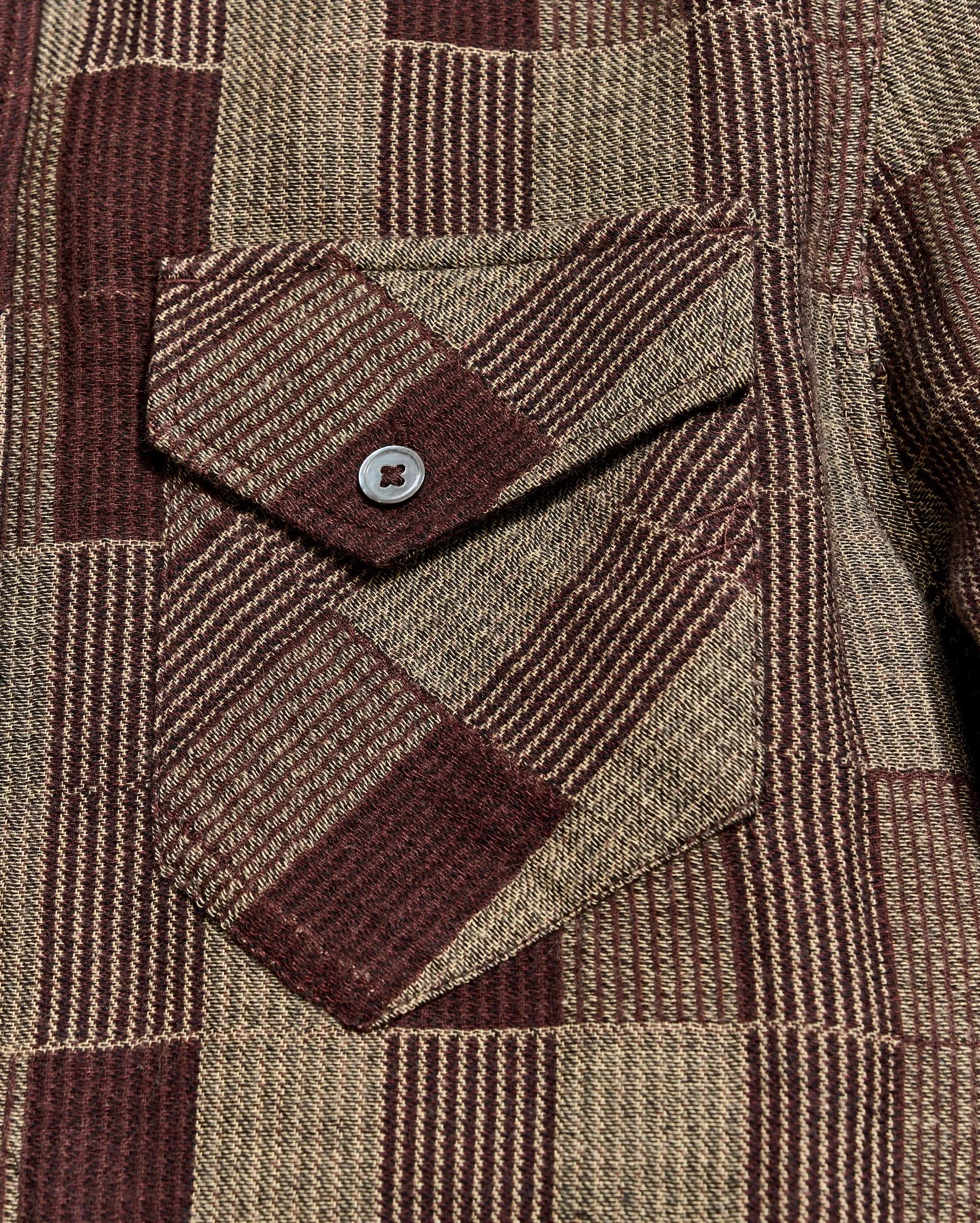 Abstract Heirloom Check Maxi Shirt Dress sold by Billy Reid product image thumbnail 3