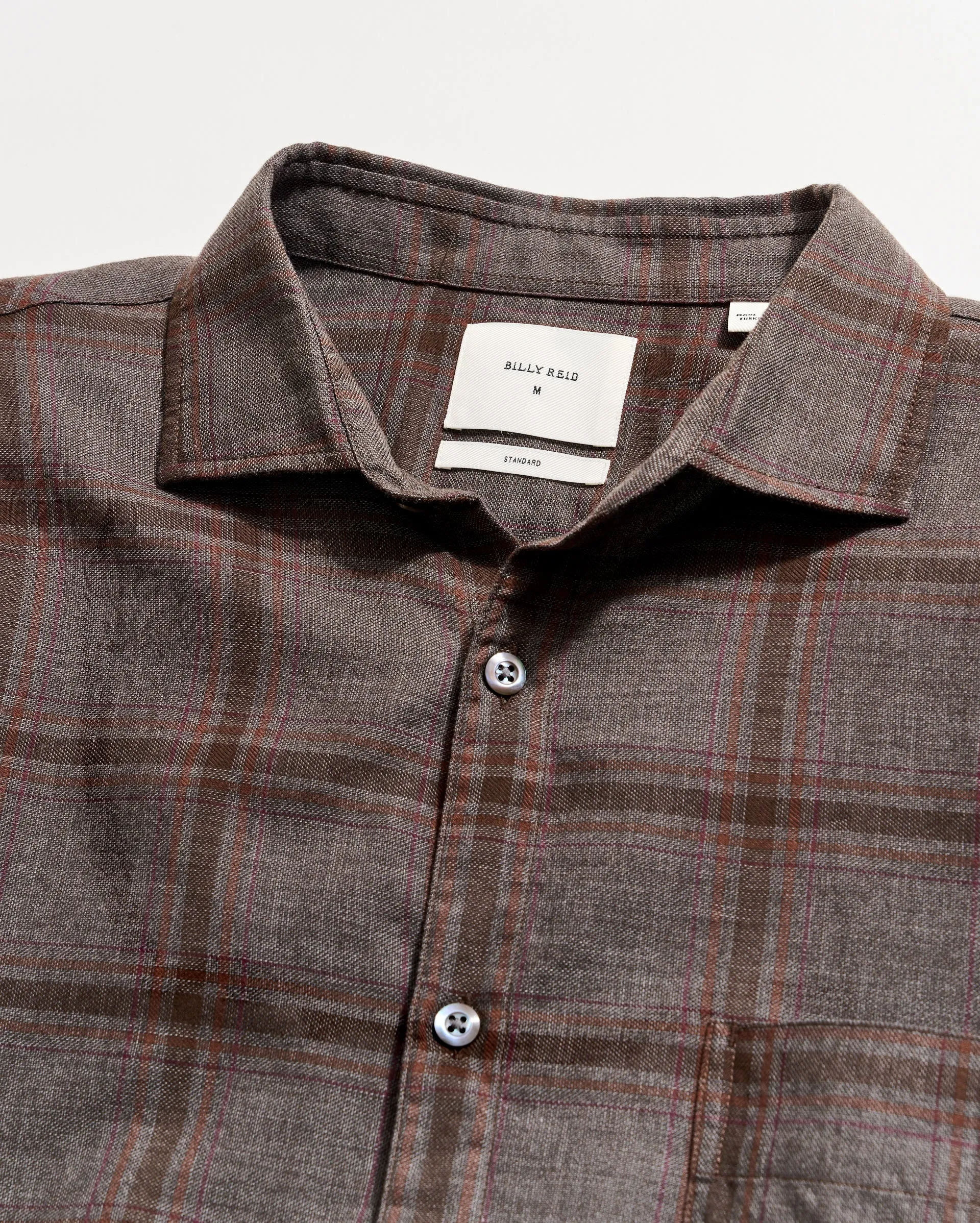Grid Plaid Pickwick Shirt sold by Billy Reid product image thumbnail 4