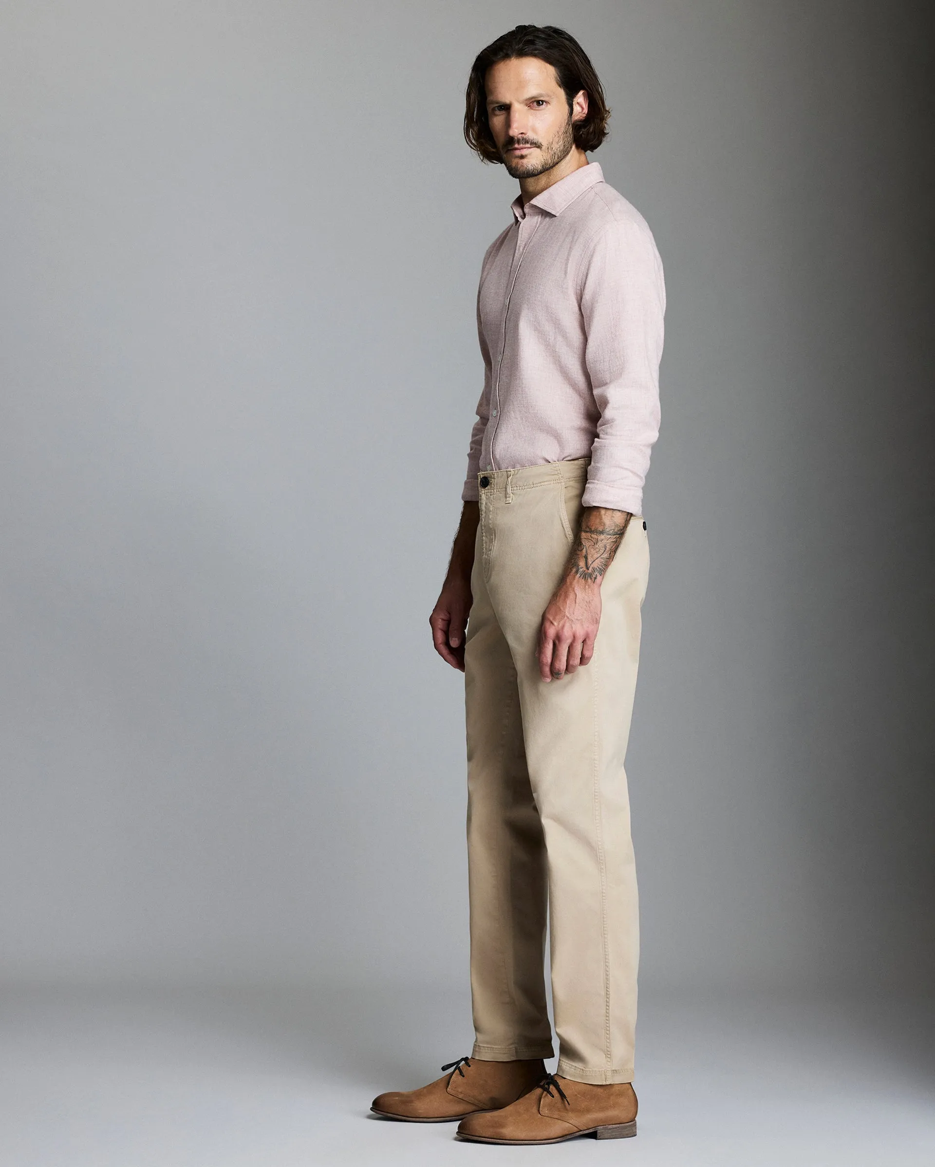 Cotton Wool Cedar Shirt sold by Billy Reid product image thumbnail 3