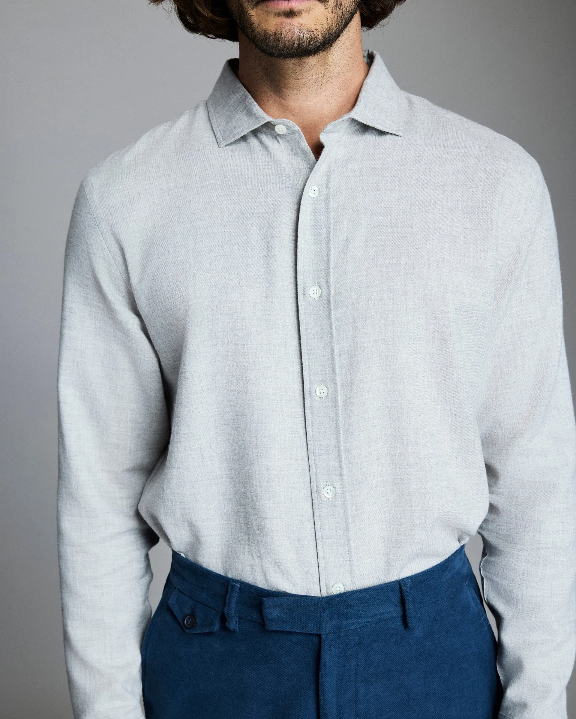 Cotton Wool Cedar Shirt sold by Billy Reid product image thumbnail 2