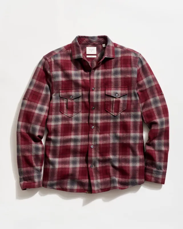 Brushed Bold Plaid Scout Shirt made by Billy Reid