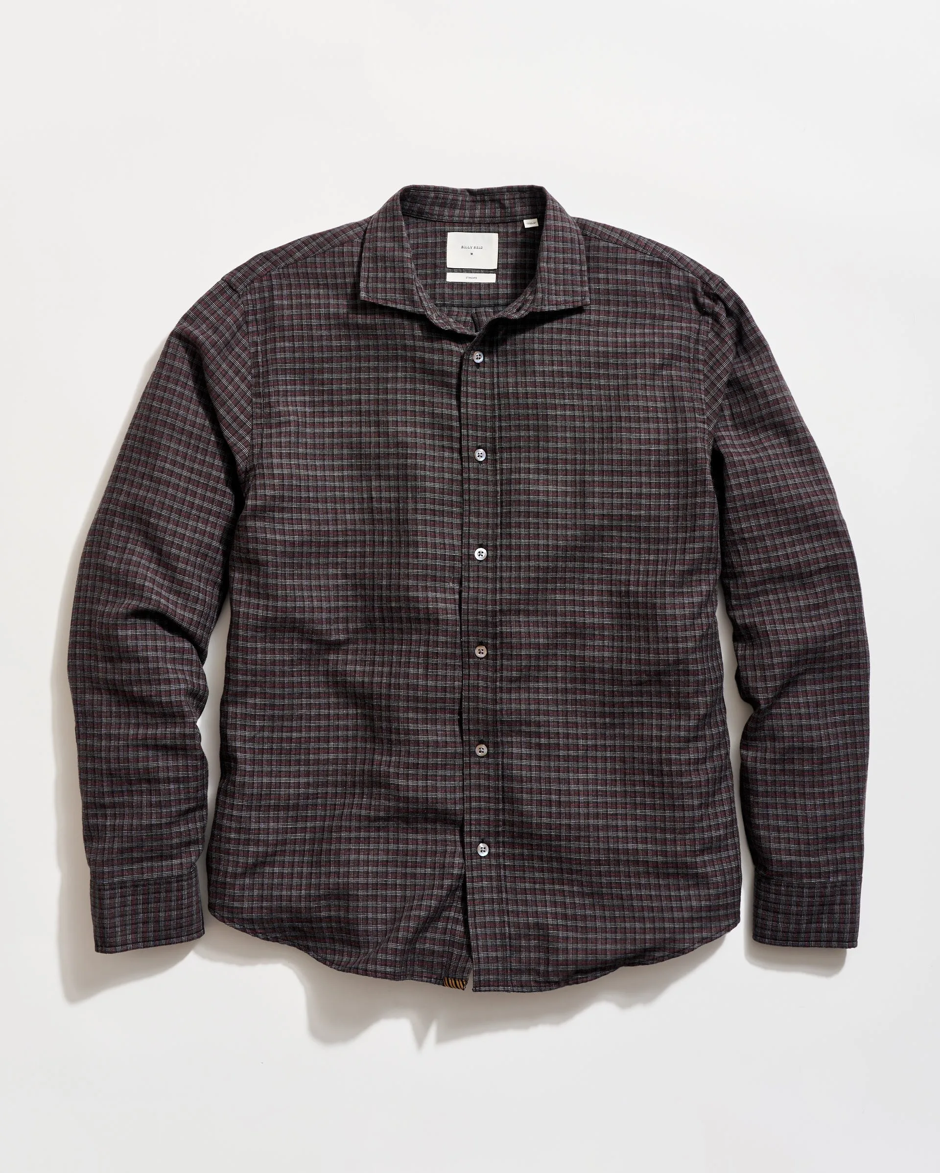 Melange Gingham Cedar Shirt sold by Billy Reid