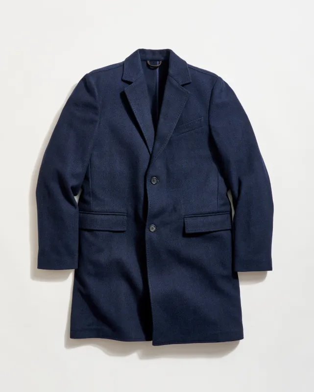 Herringbone Hendrick Overcoat sold by Billy Reid