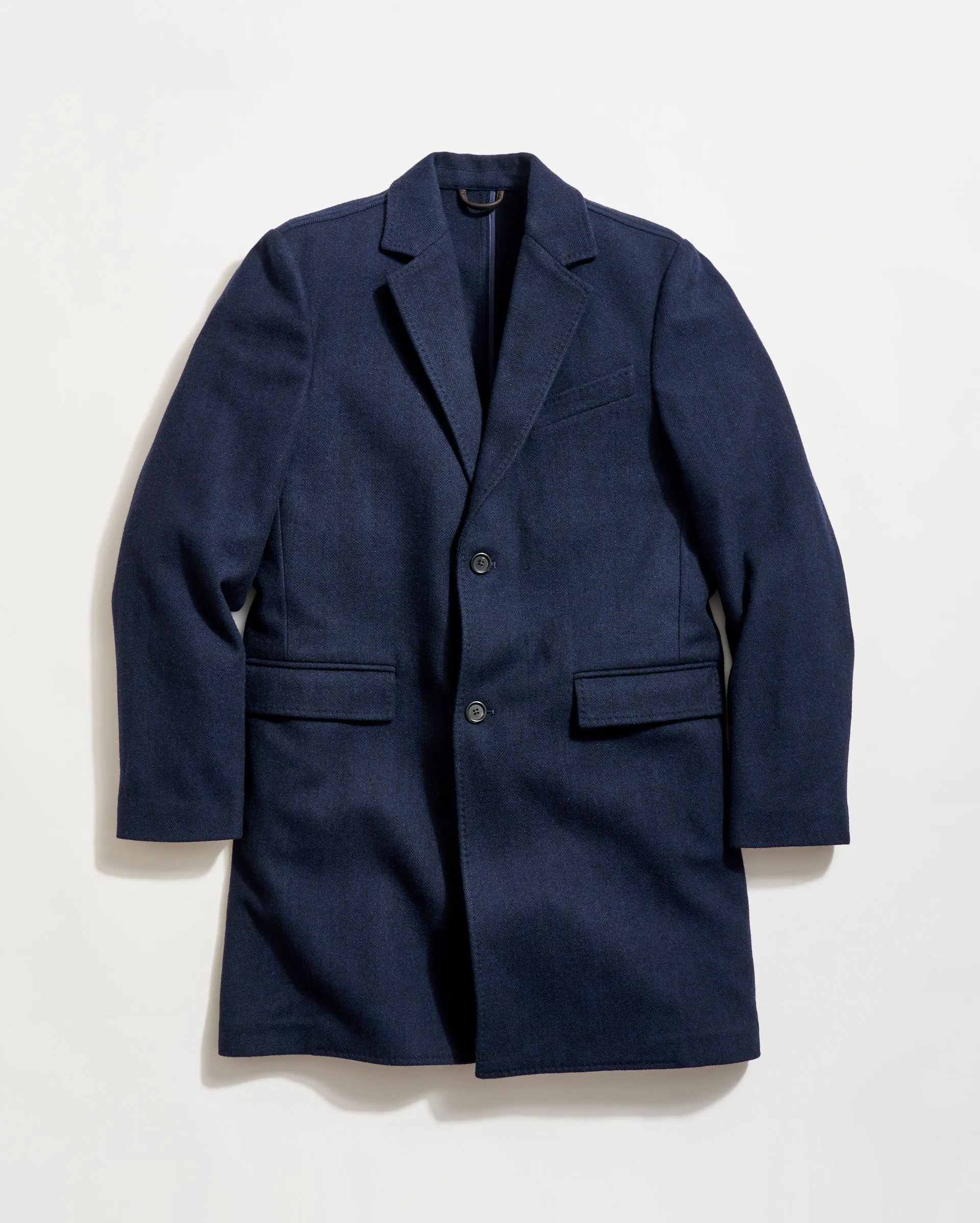 Herringbone Hendrick Overcoat sold by Billy Reid