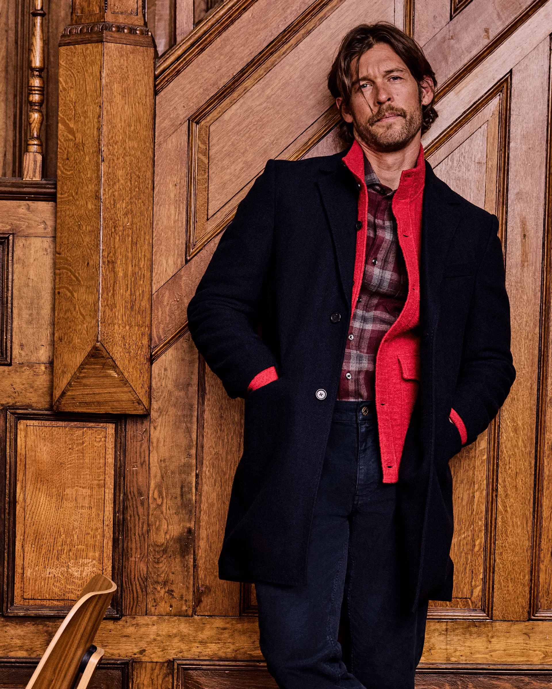 Herringbone Hendrick Overcoat sold by Billy Reid product image thumbnail 4