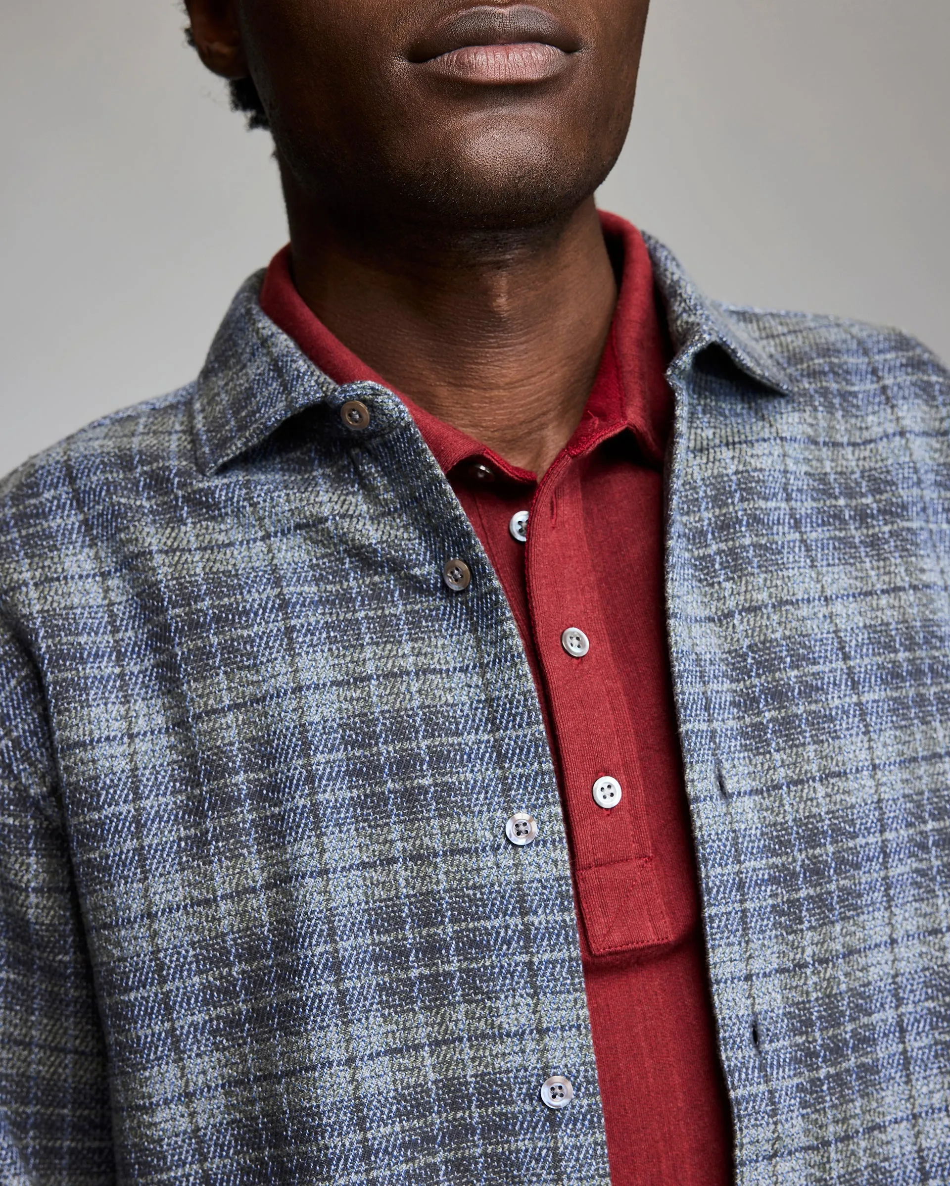 Brushed Bold Plaid Cedar Shirt sold by Billy Reid product image thumbnail 4