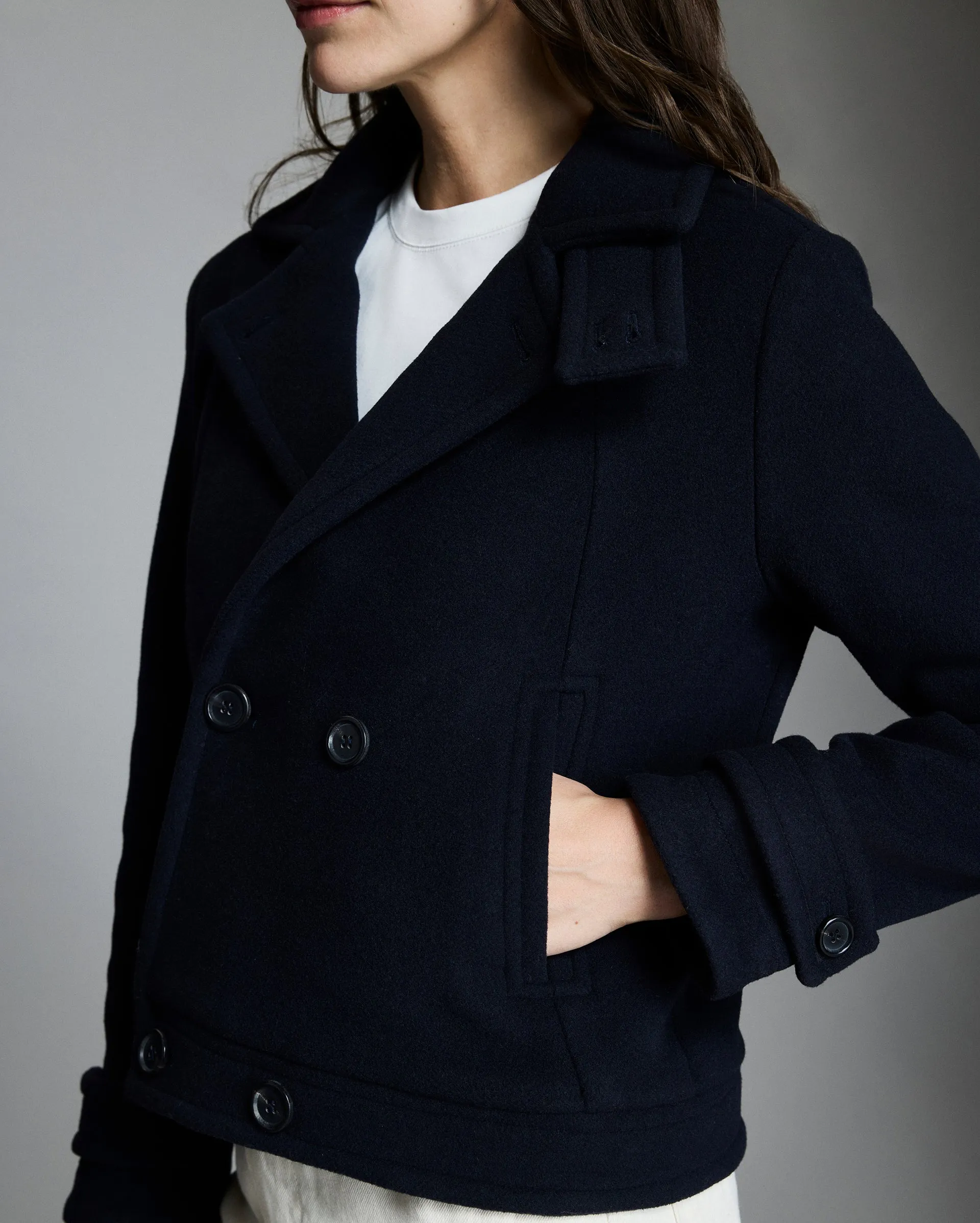 Cropped Peacoat sold by Billy Reid product image thumbnail 5