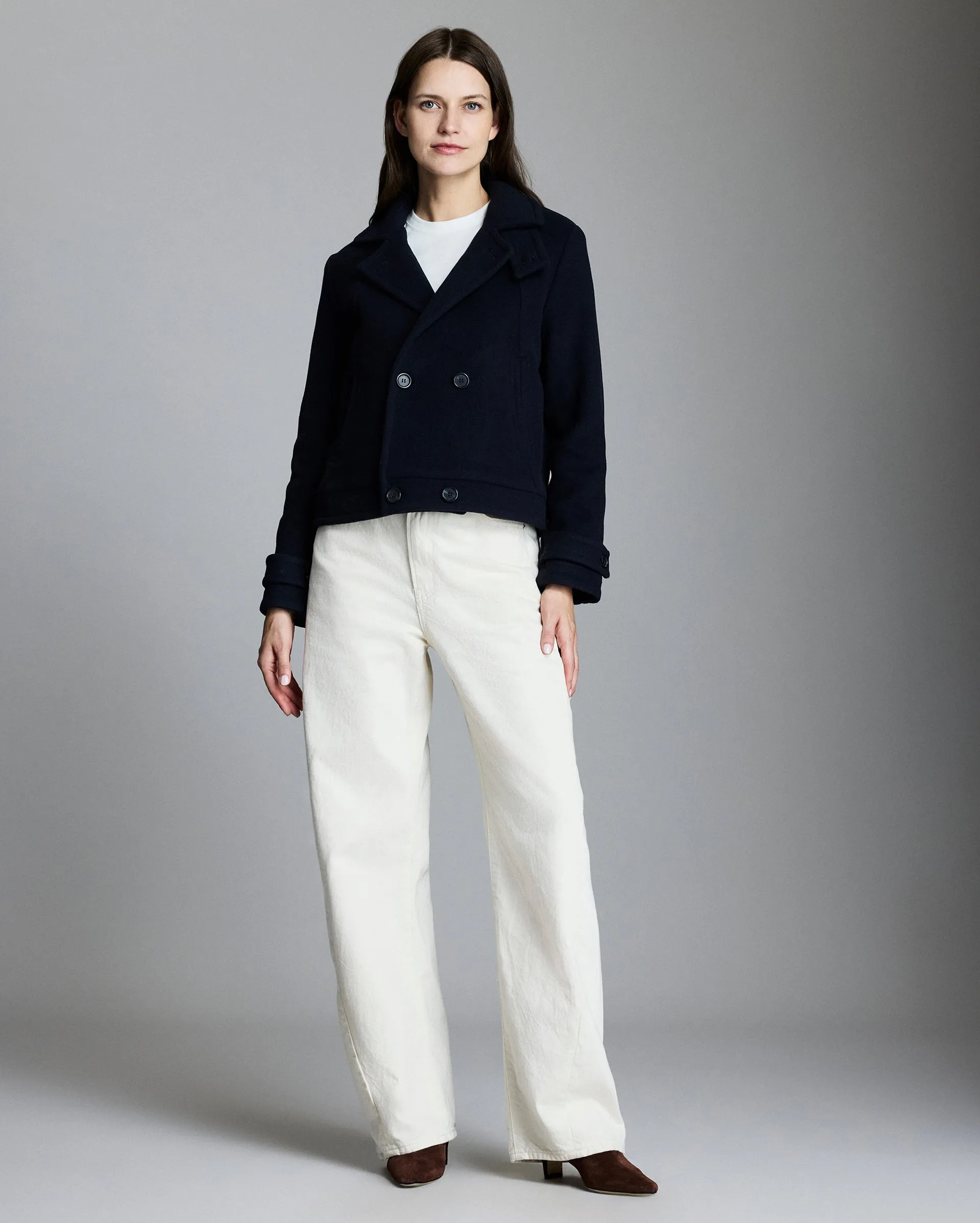 Cropped Peacoat sold by Billy Reid product image thumbnail 2