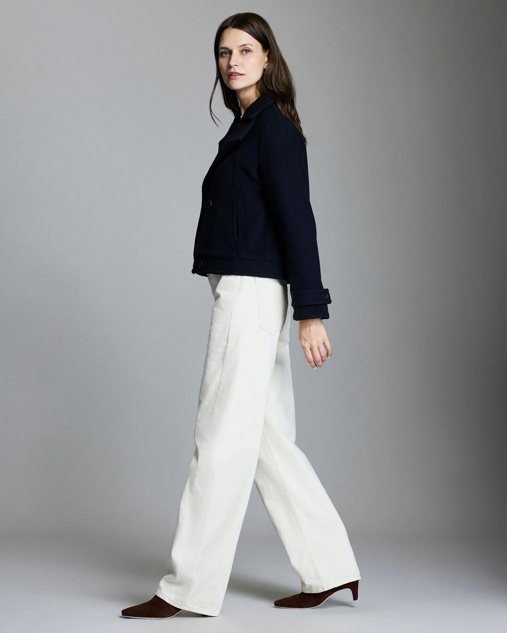 Cropped Peacoat sold by Billy Reid product image thumbnail 4