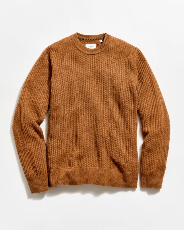Textured Cashmere Crew sold by Billy Reid