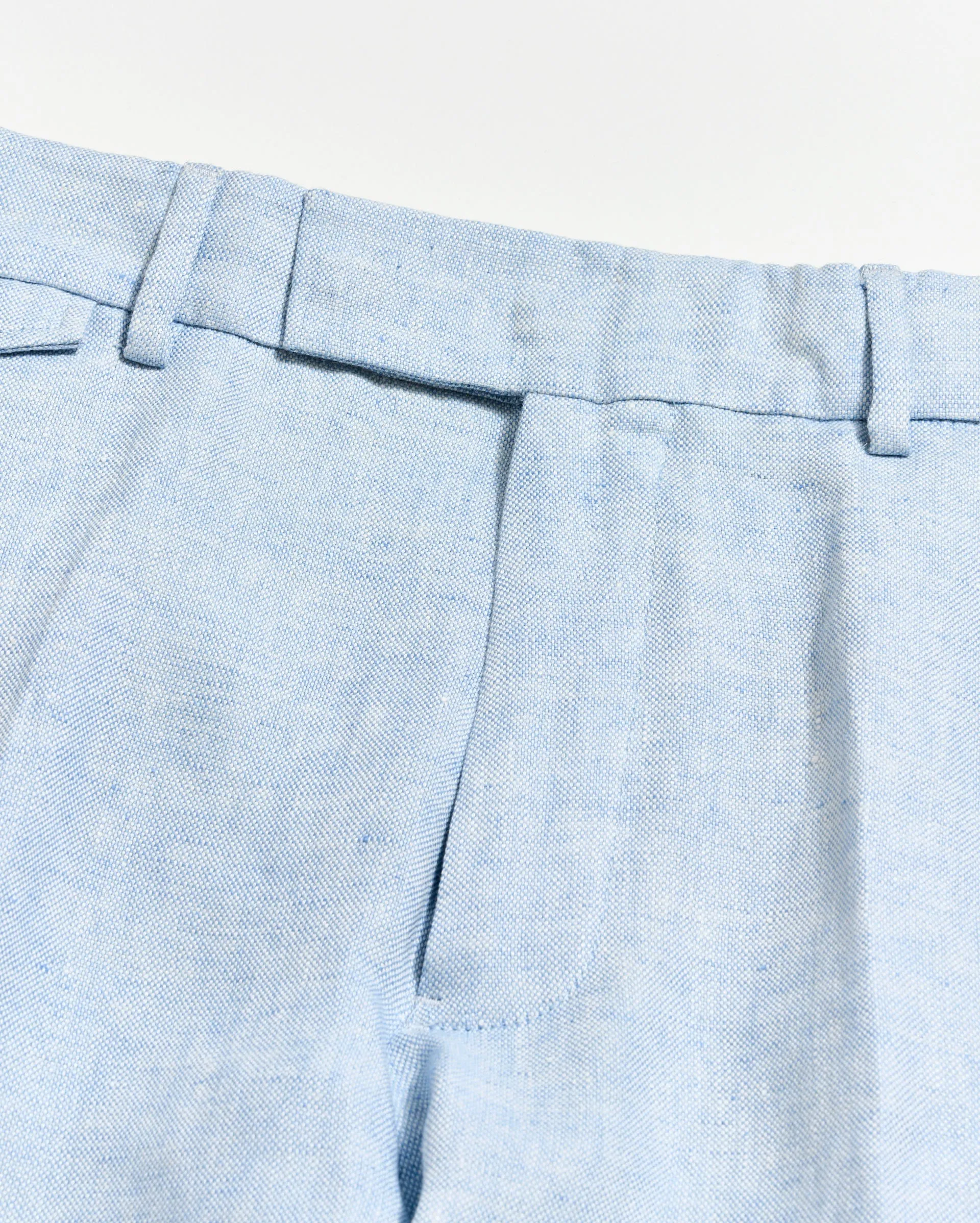 Linen Flat Front Trouser sold by Billy Reid product image thumbnail 2