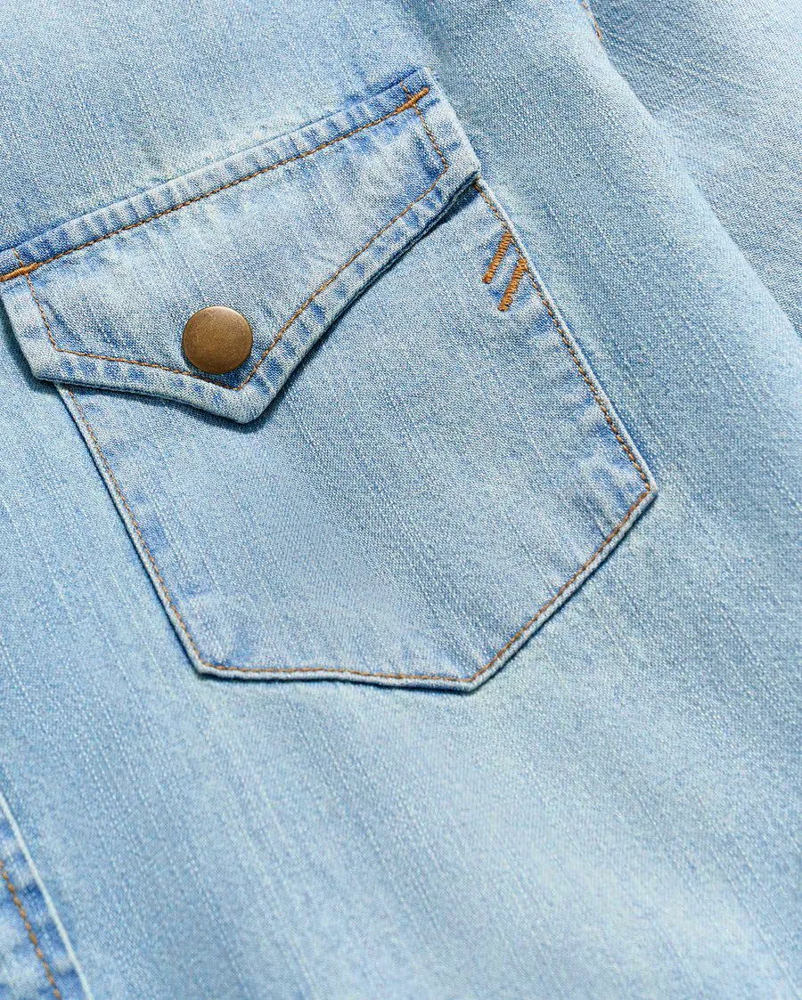 Shoals Denim Shirt sold by Billy Reid product image thumbnail 4