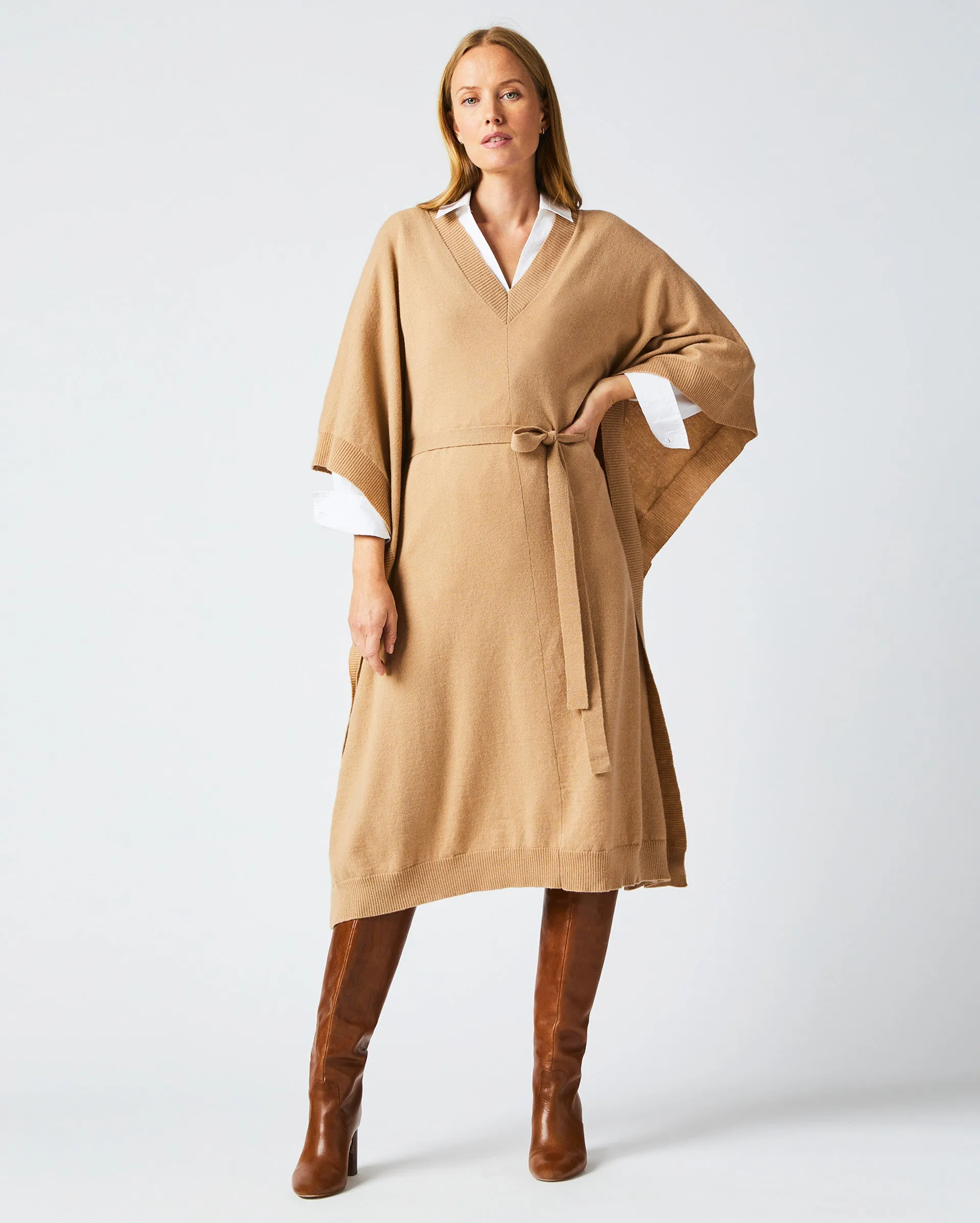 Poncho Sweater Dress sold by Billy Reid product image thumbnail 2