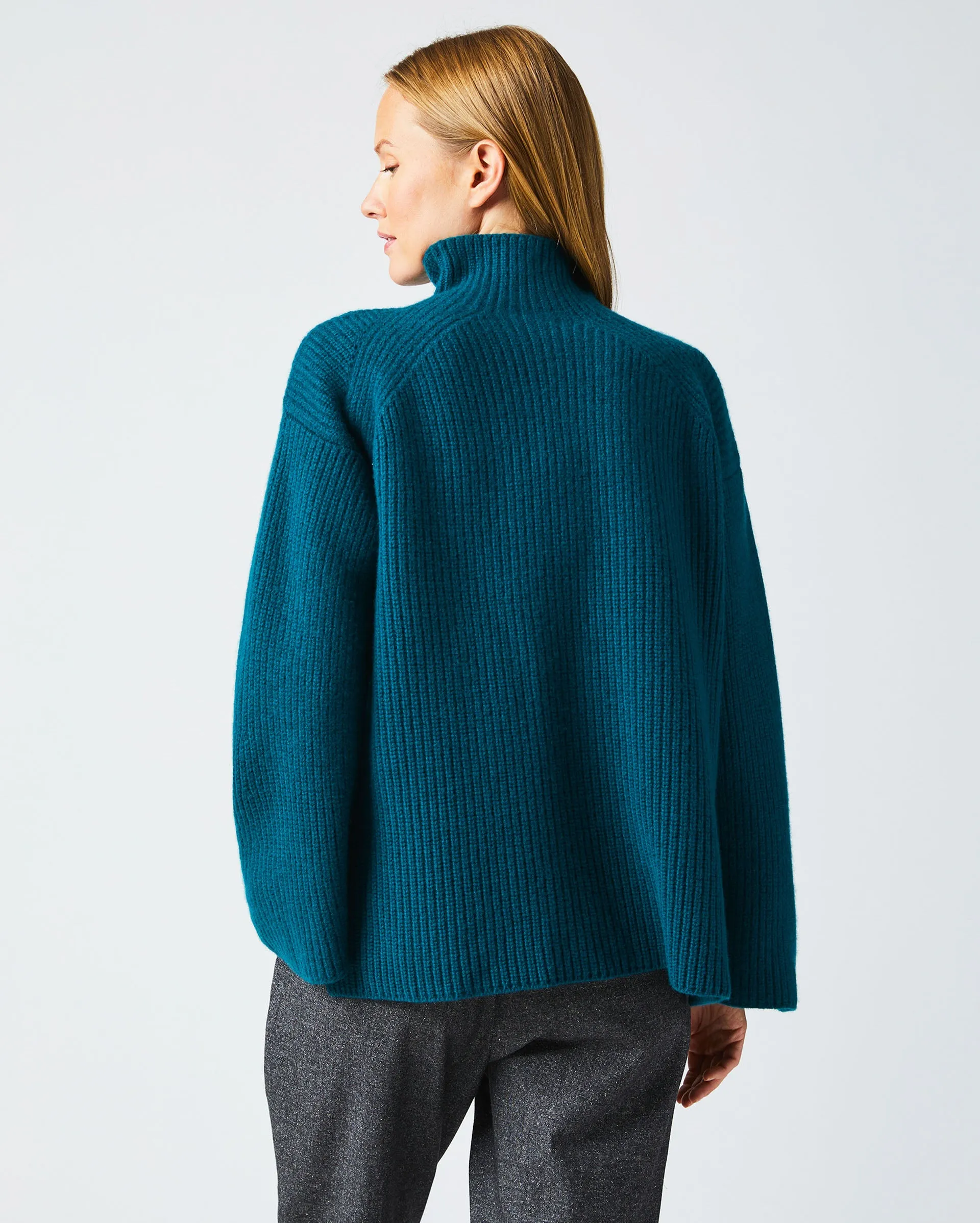 Transfer Rib Funnel Sweater sold by Billy Reid product image thumbnail 5