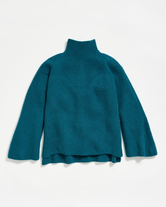 Transfer Rib Funnel Sweater made by Billy Reid