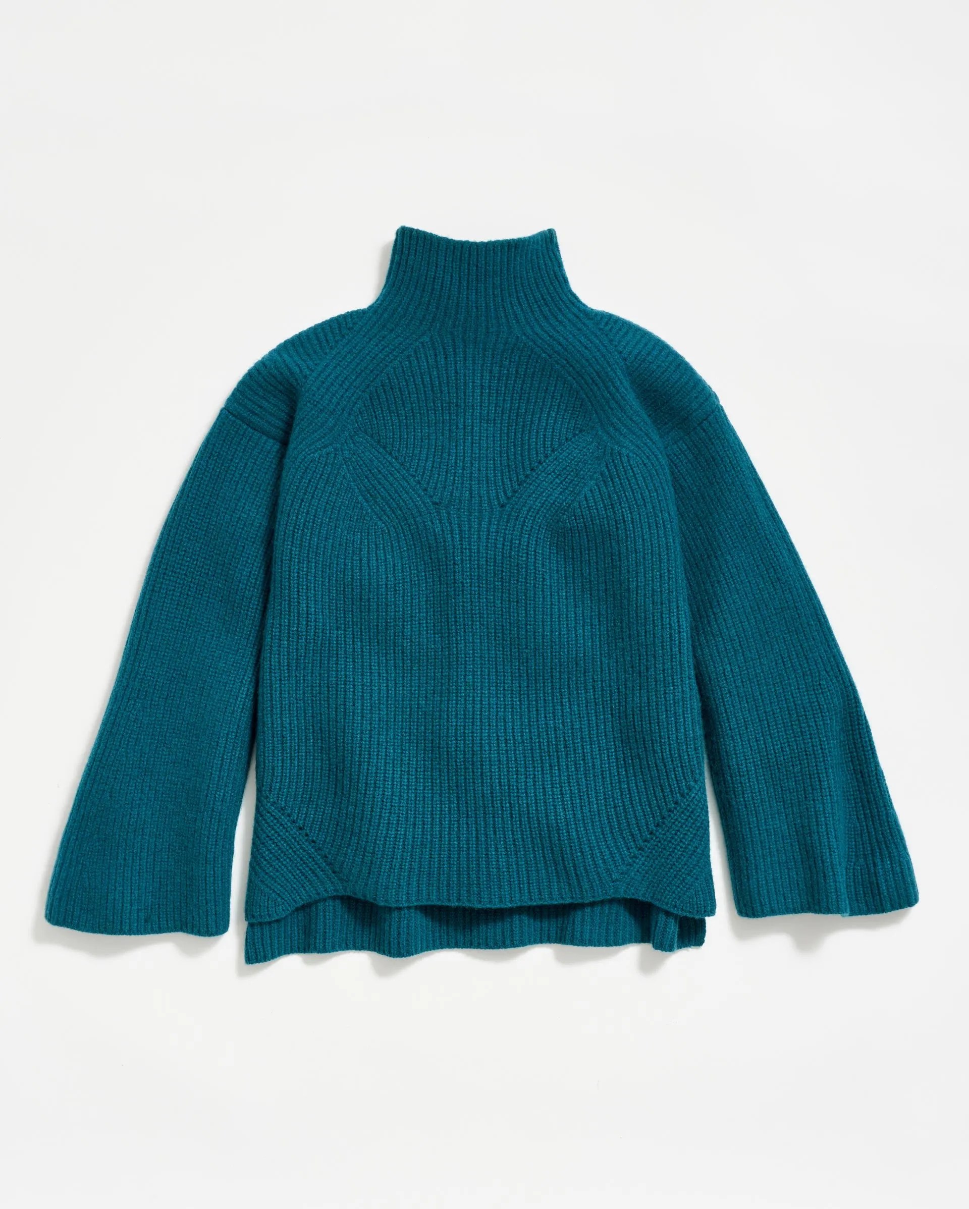 Transfer Rib Funnel Sweater sold by Billy Reid