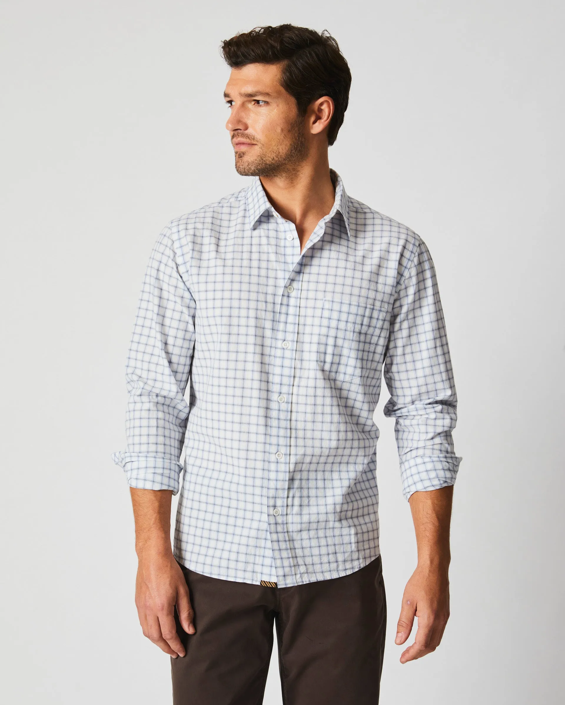 Grid Plaid Cypress Shirt sold by Billy Reid product image thumbnail 2