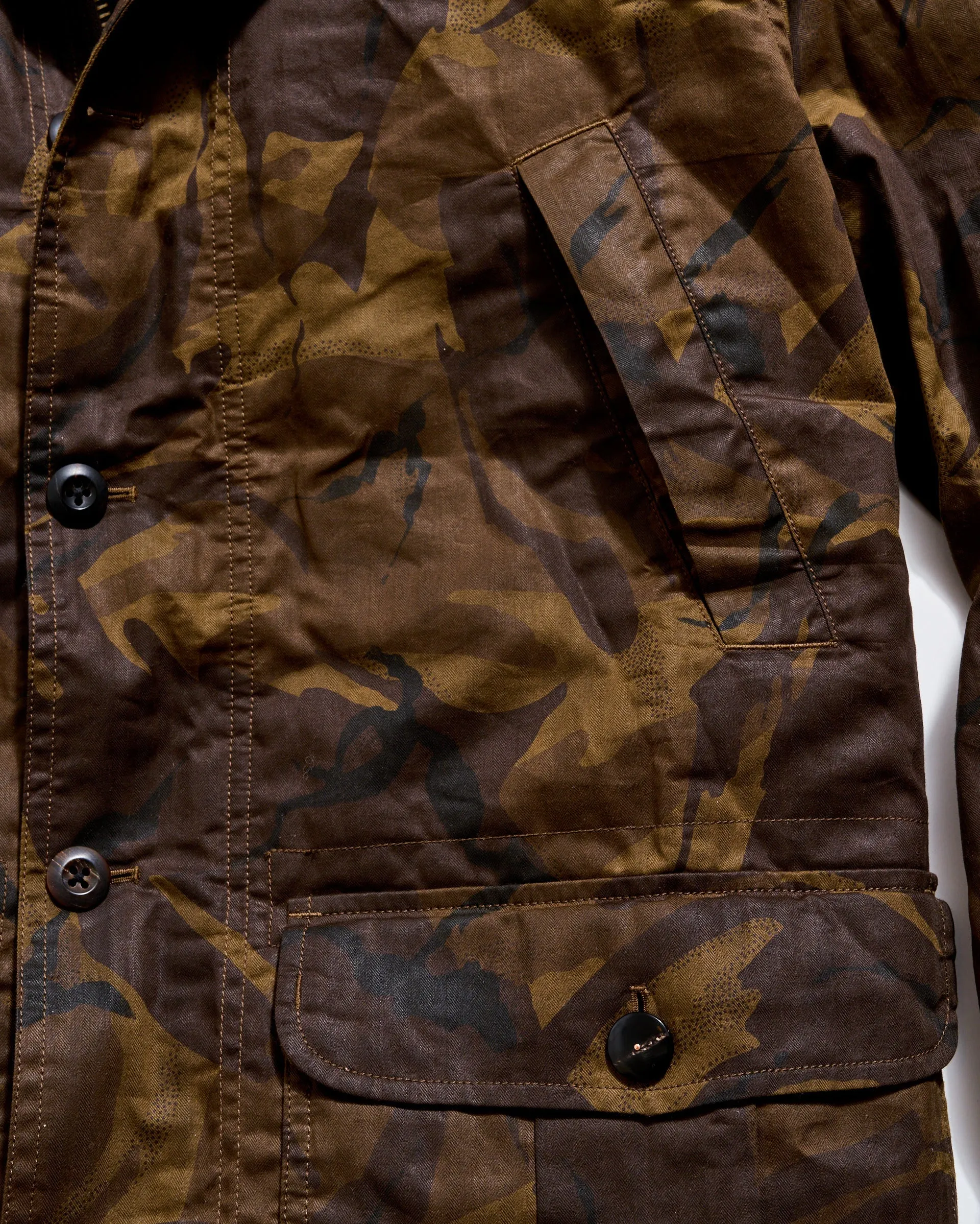 Waxed Lodge Jacket sold by Billy Reid product image thumbnail 3