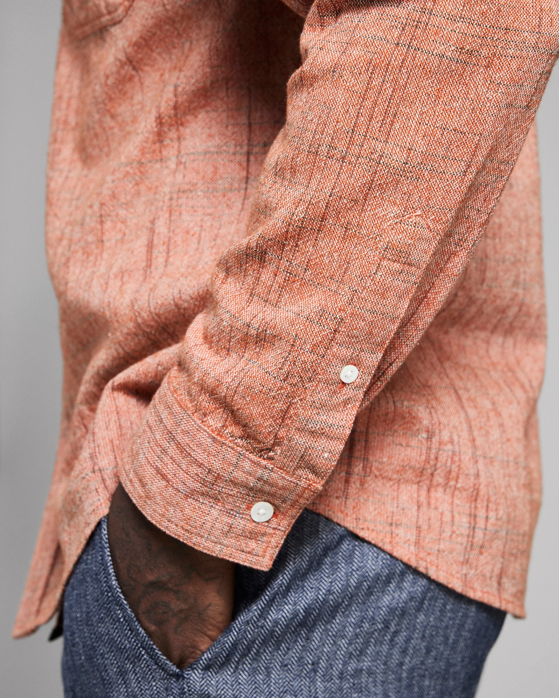 Slub Weave Tuscumbia Shirt Button Down sold by Billy Reid product image thumbnail 4