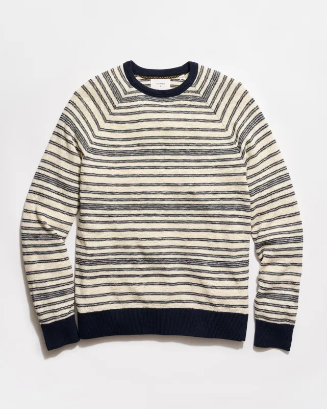 Raglan Stripe Crew sold by Billy Reid