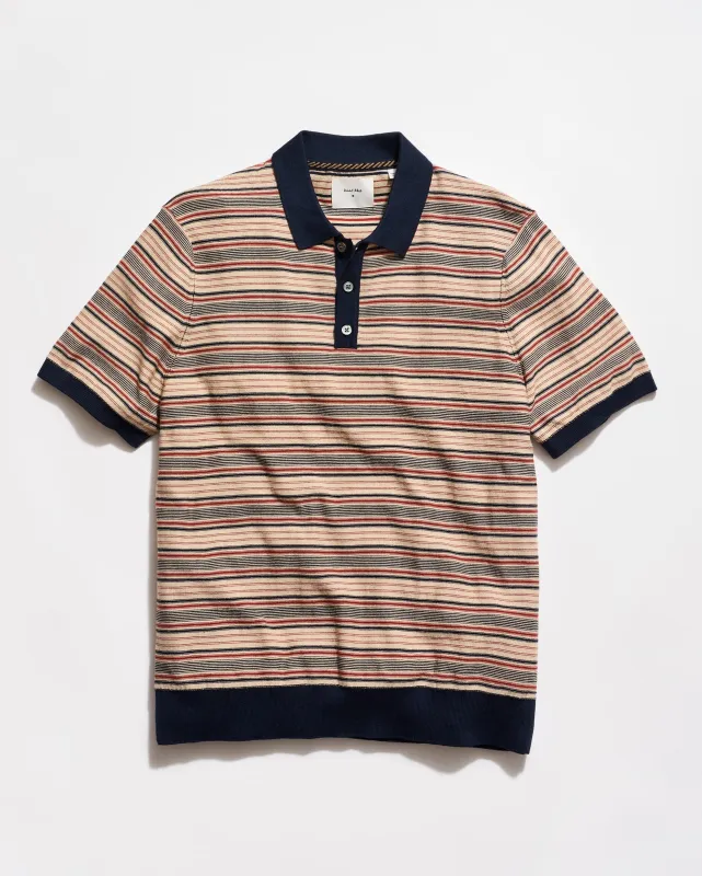 Vintage Stripe Sweater Polo sold by Billy Reid